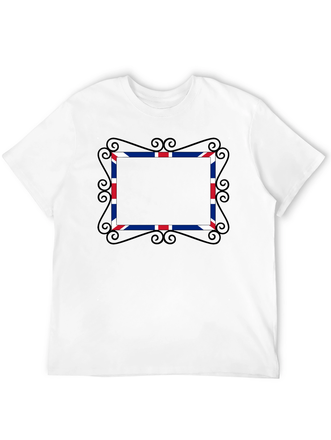 Union Jack Frame Black Tee