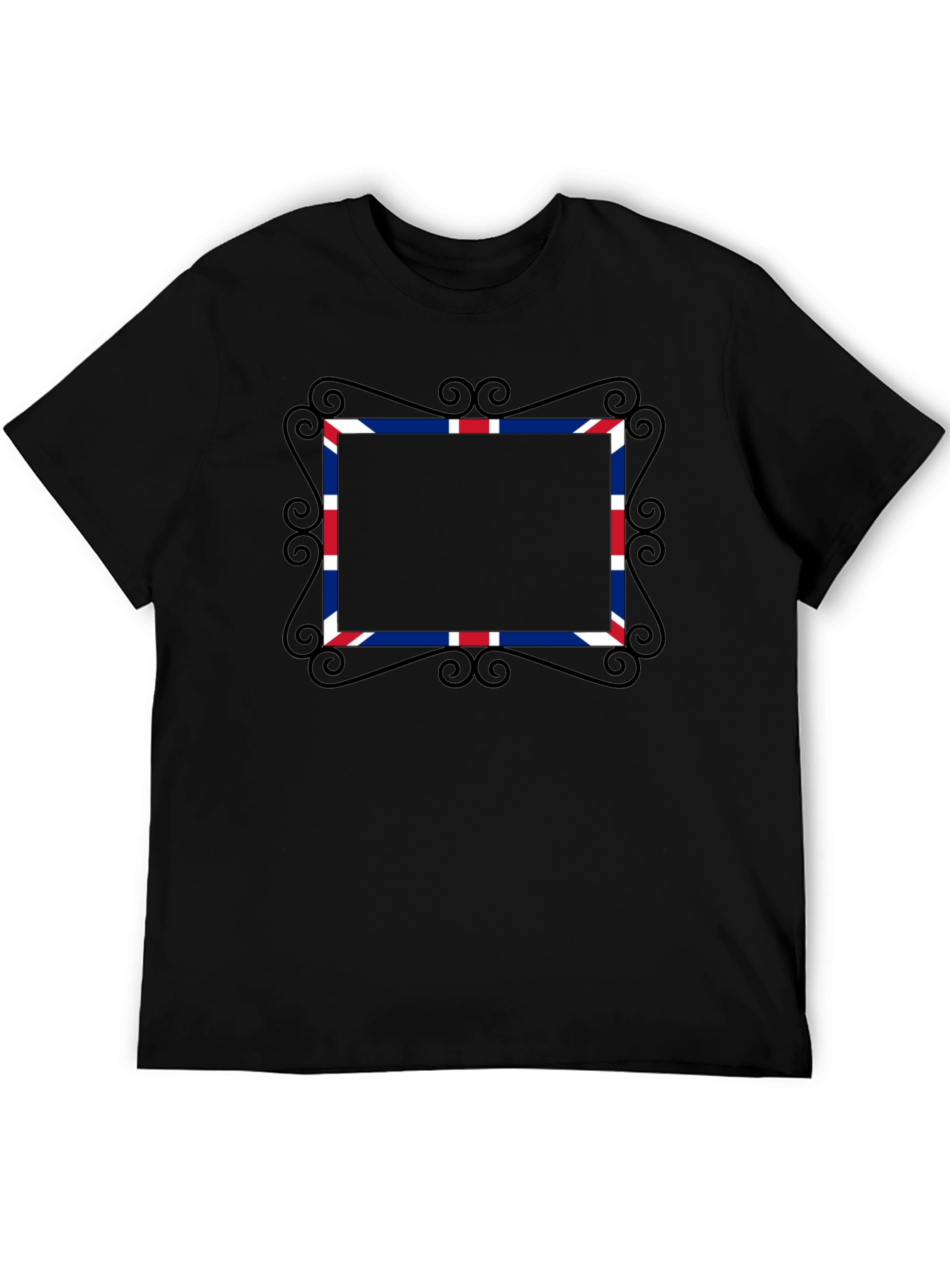 Union Jack Frame Black Tee