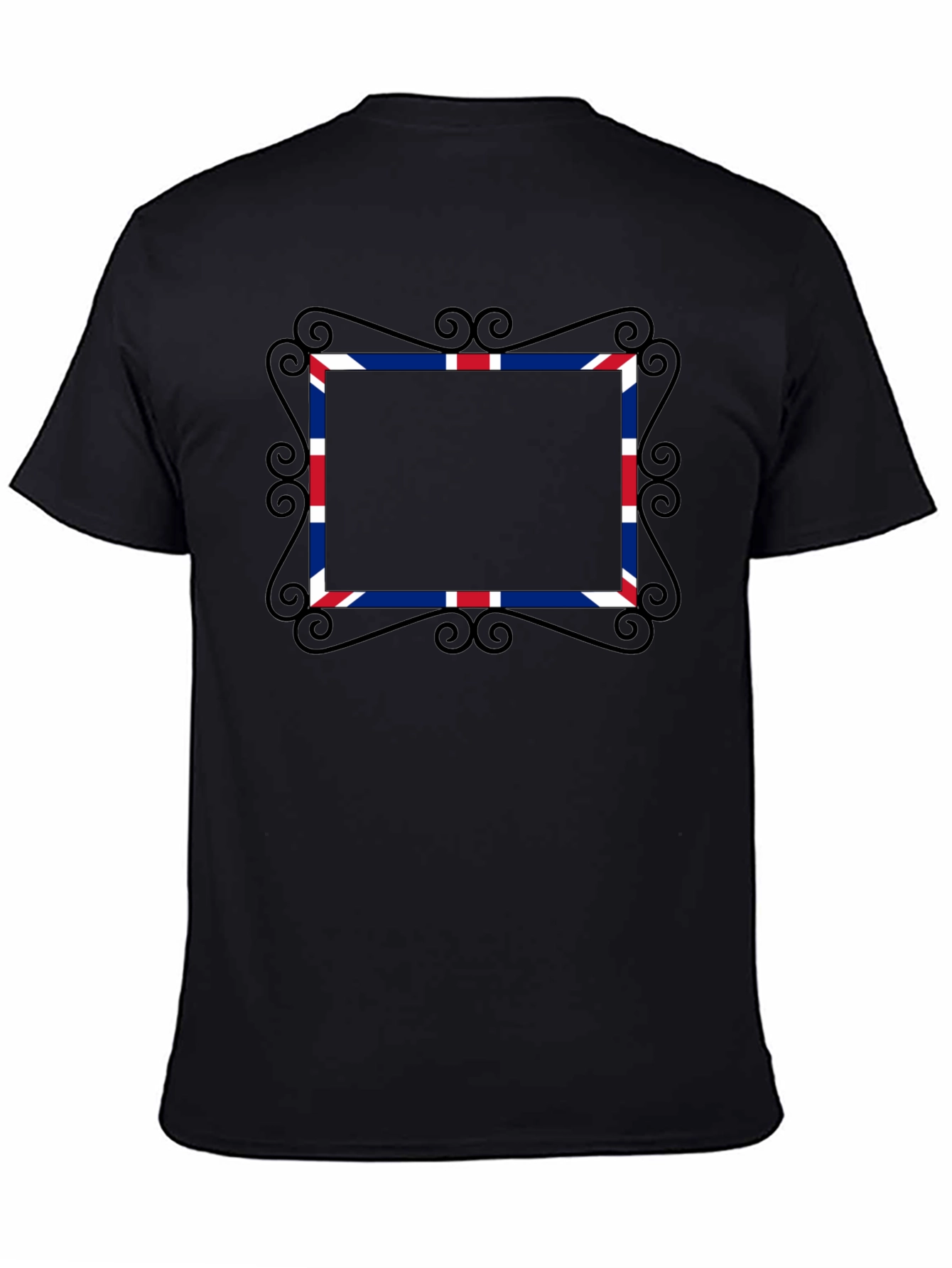Union Jack Frame Black Tee
