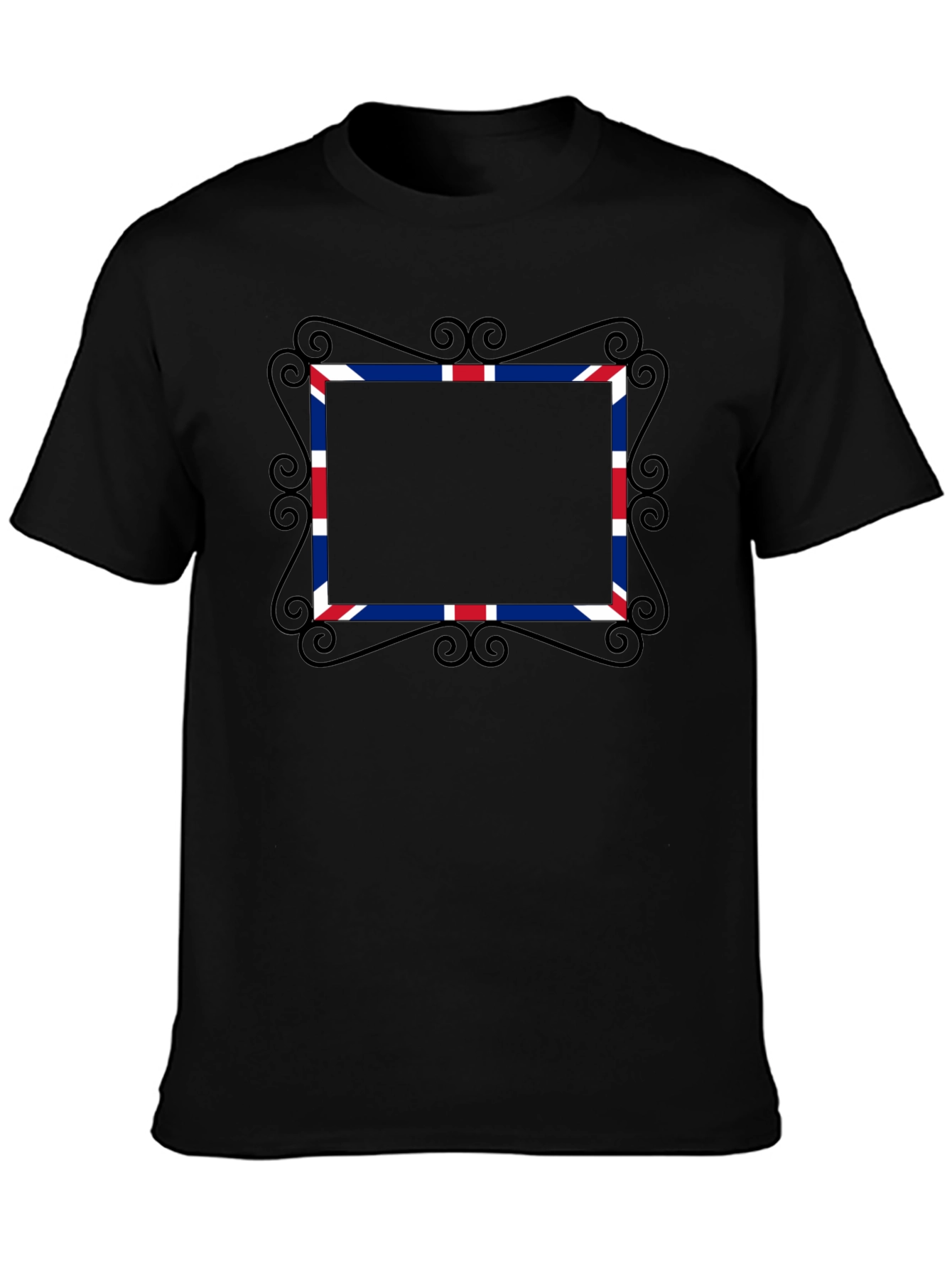 Union Jack Frame Black Tee