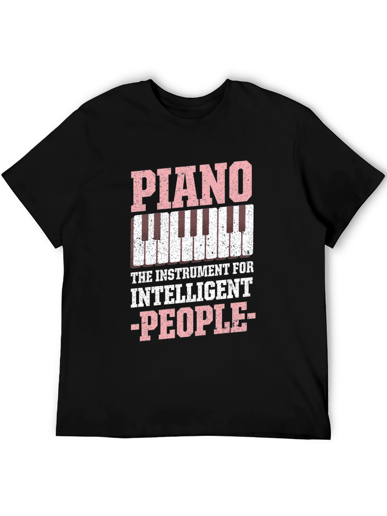 Piano Intelligent People Graphic T-Shirt