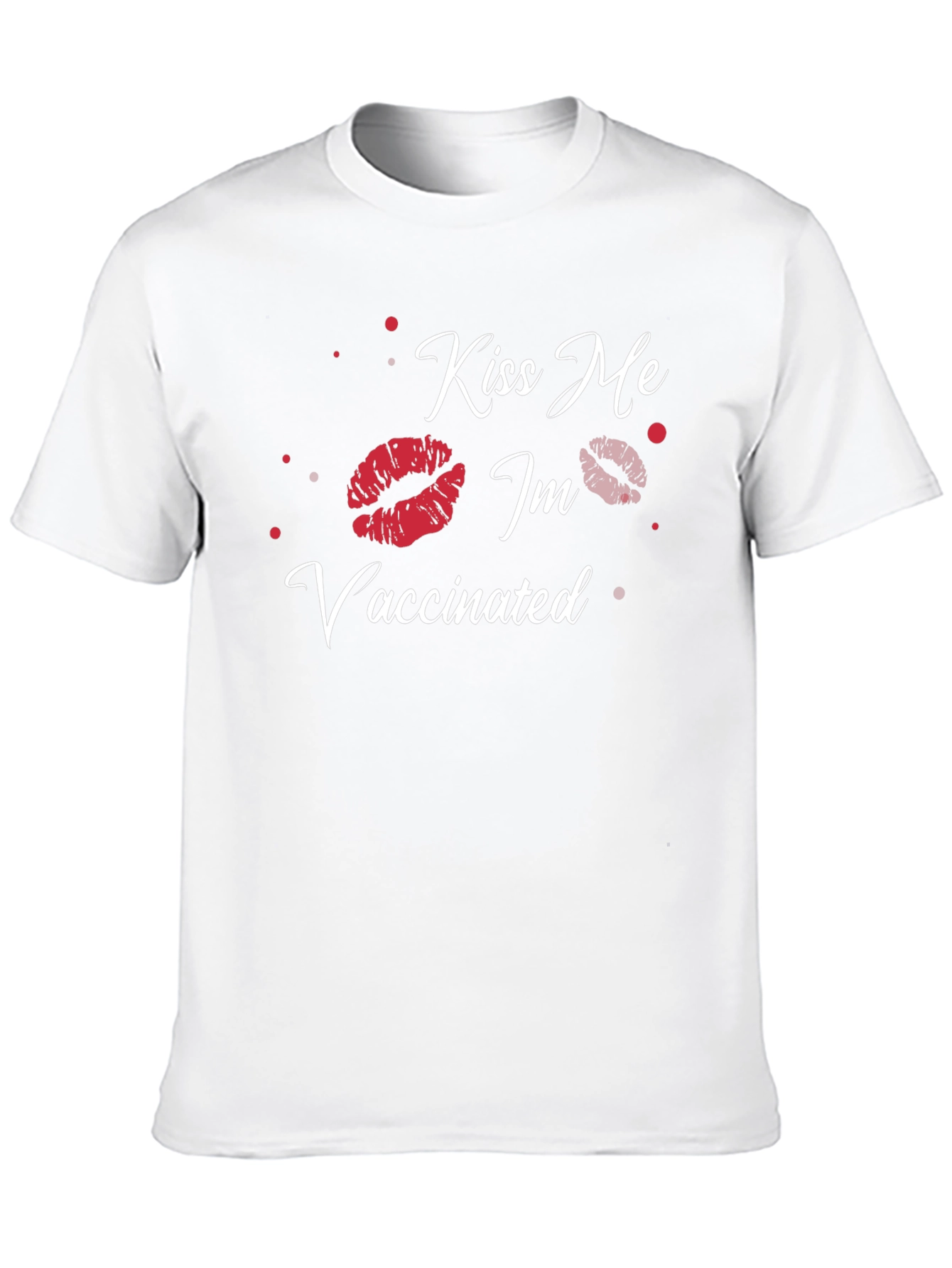 Kiss Me Im Vaccinated Graphic Tee