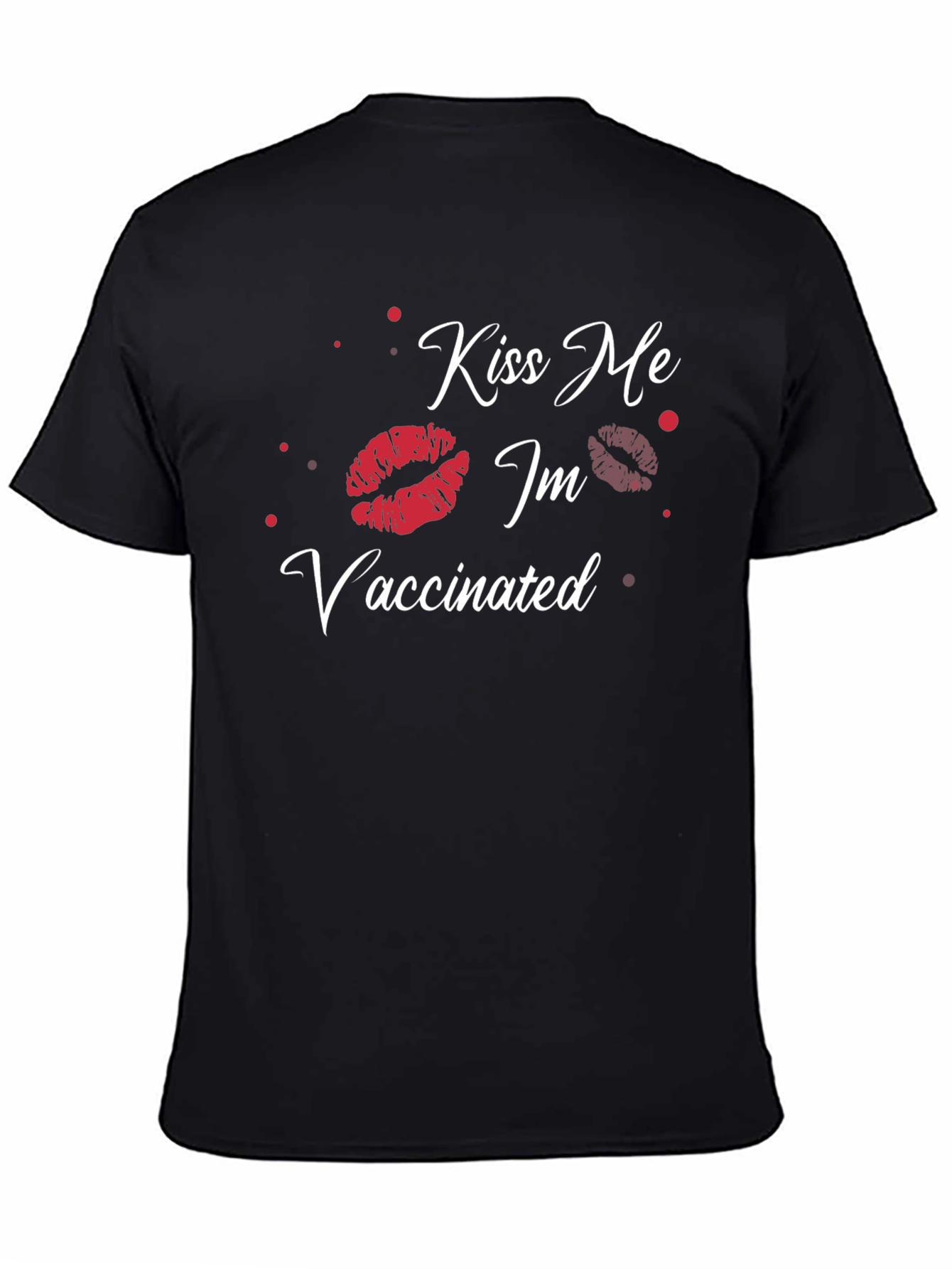 Kiss Me Im Vaccinated Graphic Tee