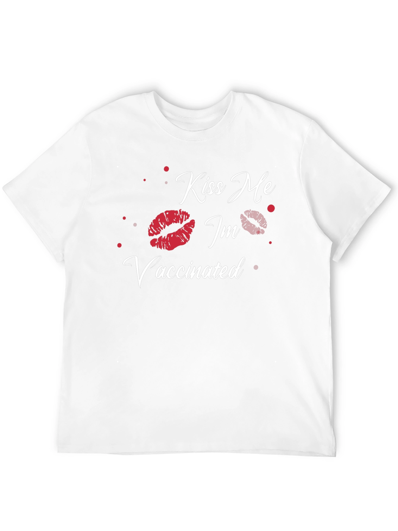 Kiss Me Im Vaccinated Graphic Tee