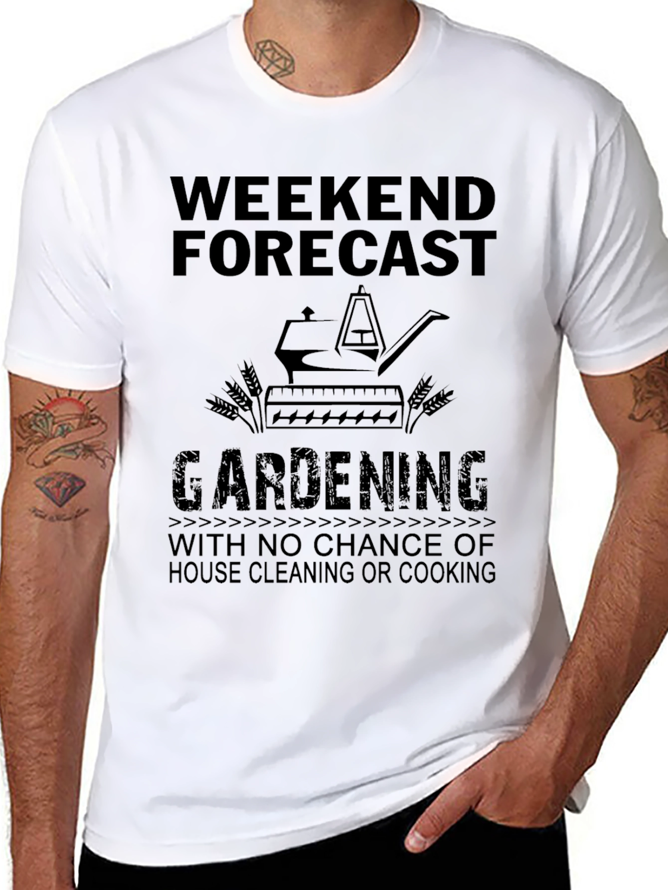 Weekend Gardening Forecast T-Shirt