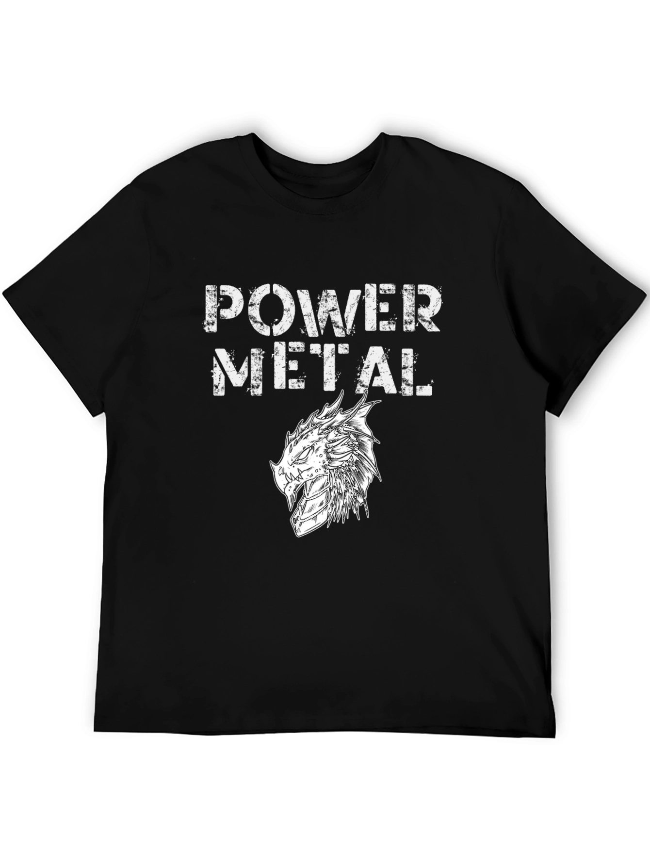 Power Metal Dragon Graphic Tee