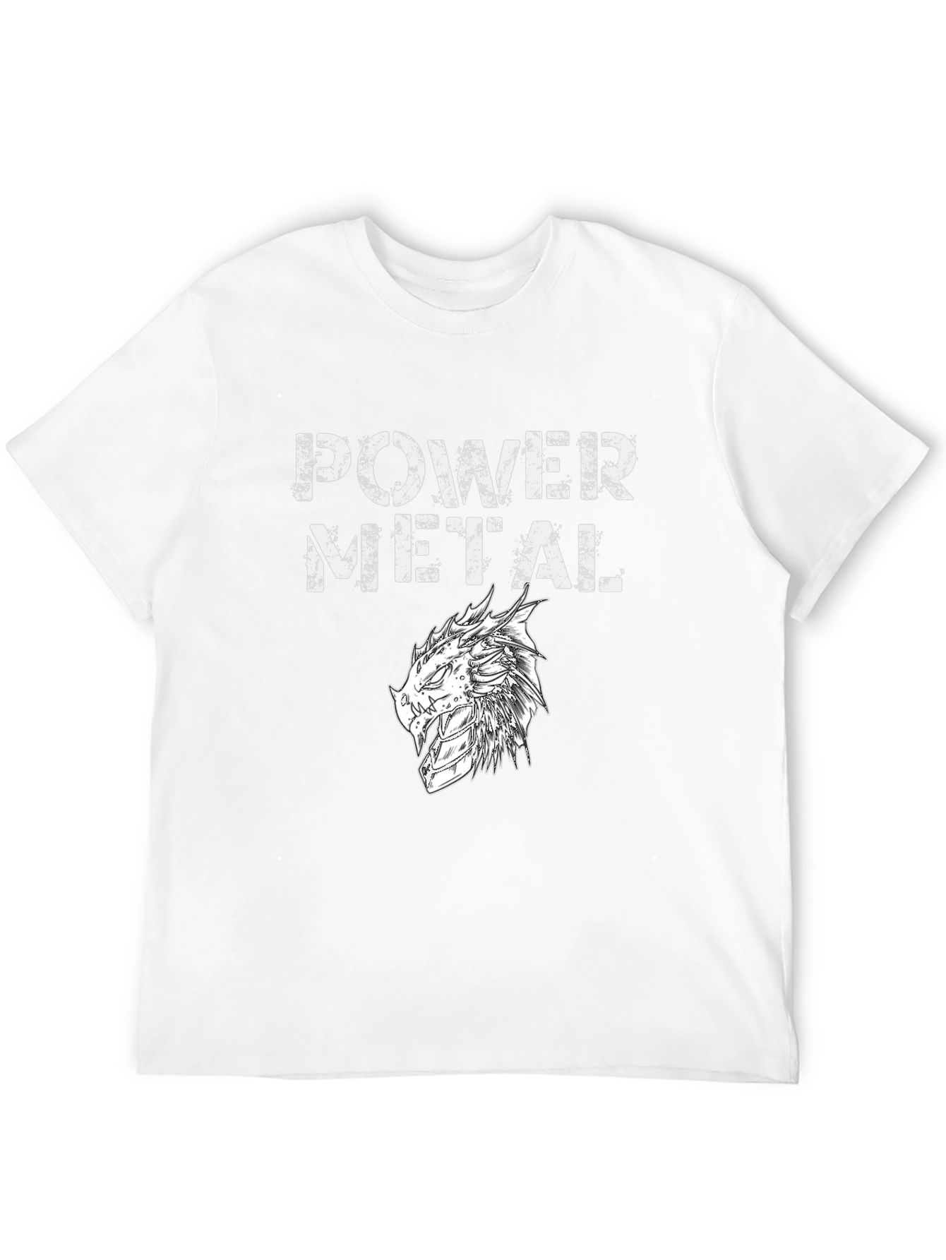 Power Metal Dragon Graphic Tee