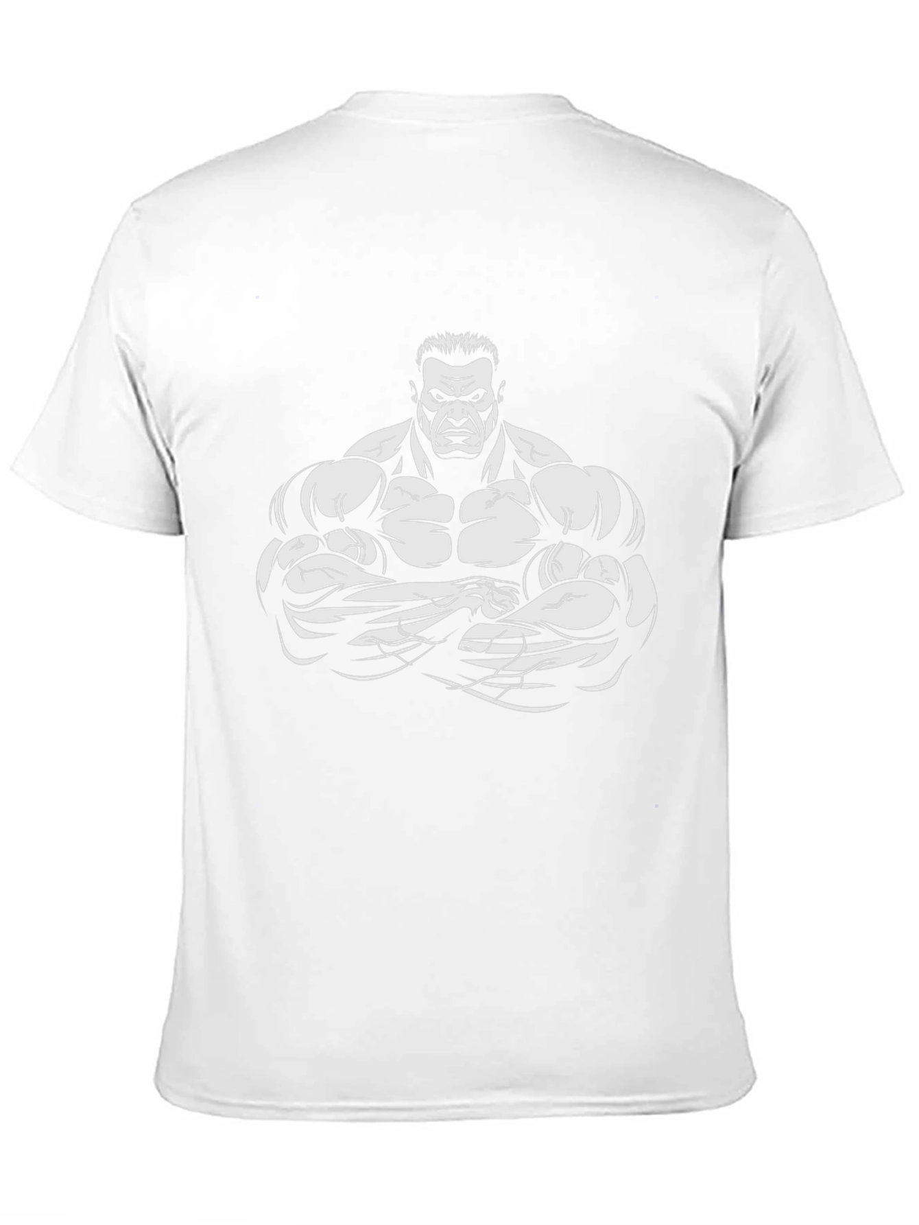 Muscle Man Graphic T-Shirt - Black