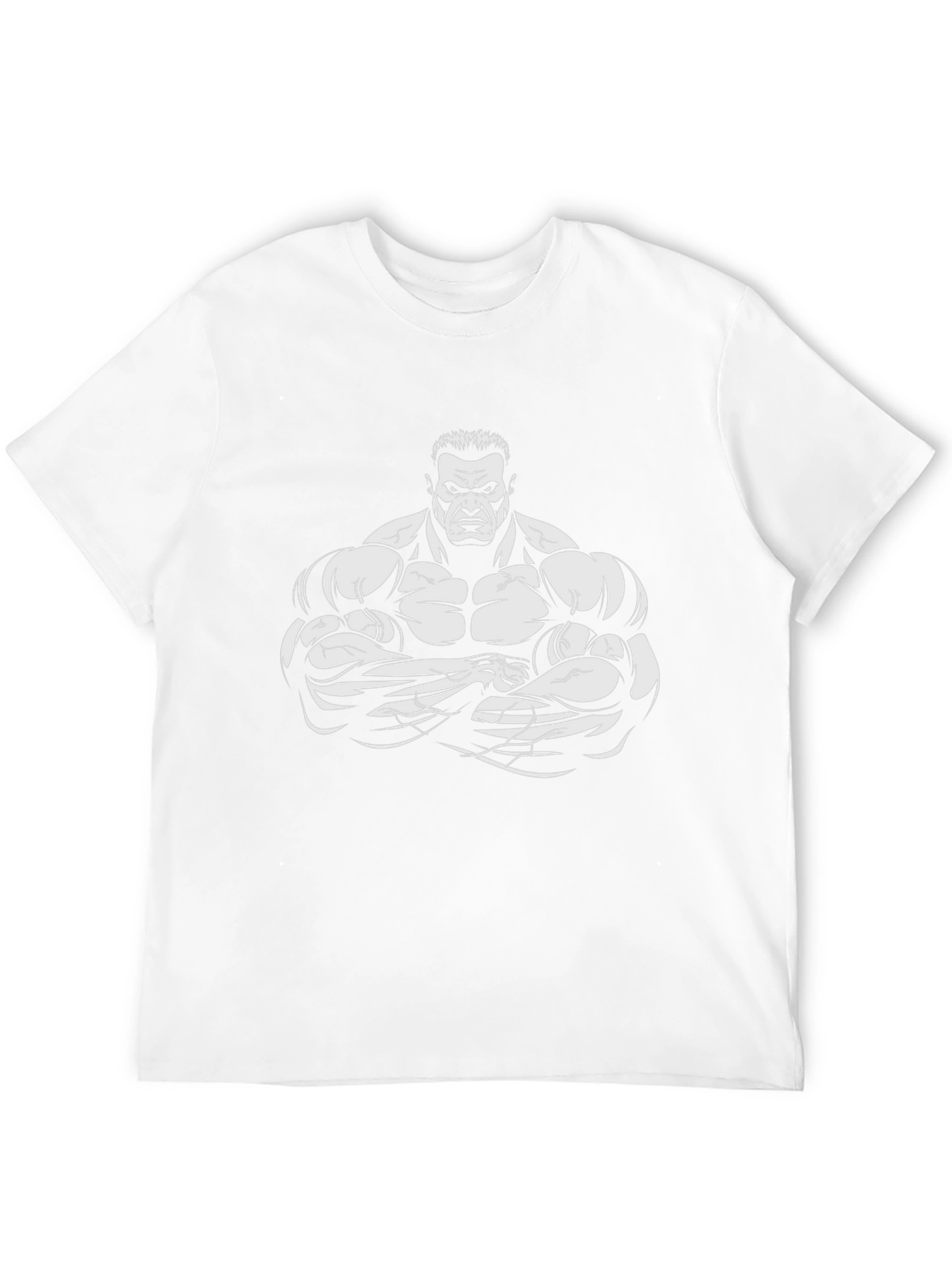 Muscle Man Graphic T-Shirt - Black