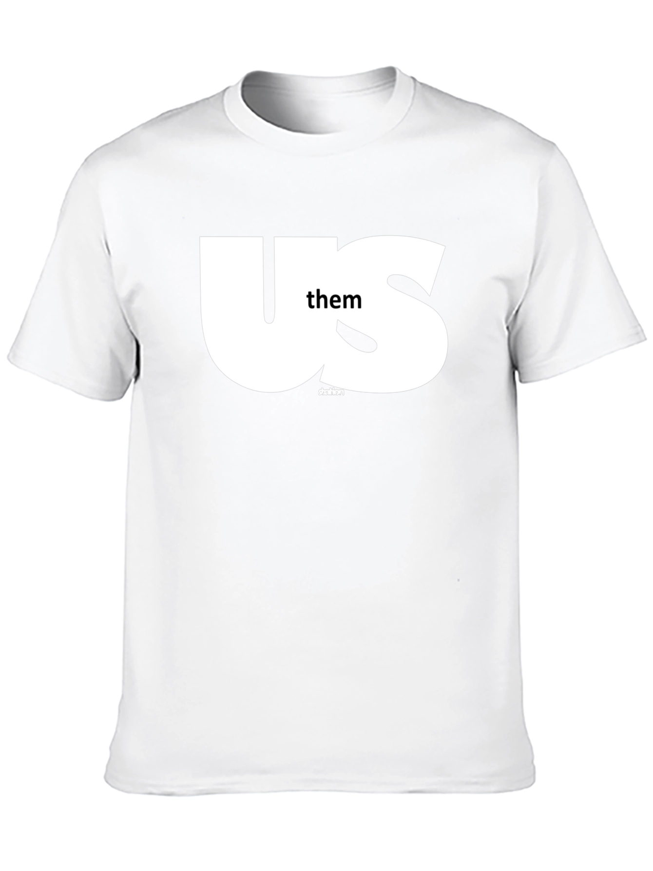 Us Them Graphic Tee - Black T-Shirt
