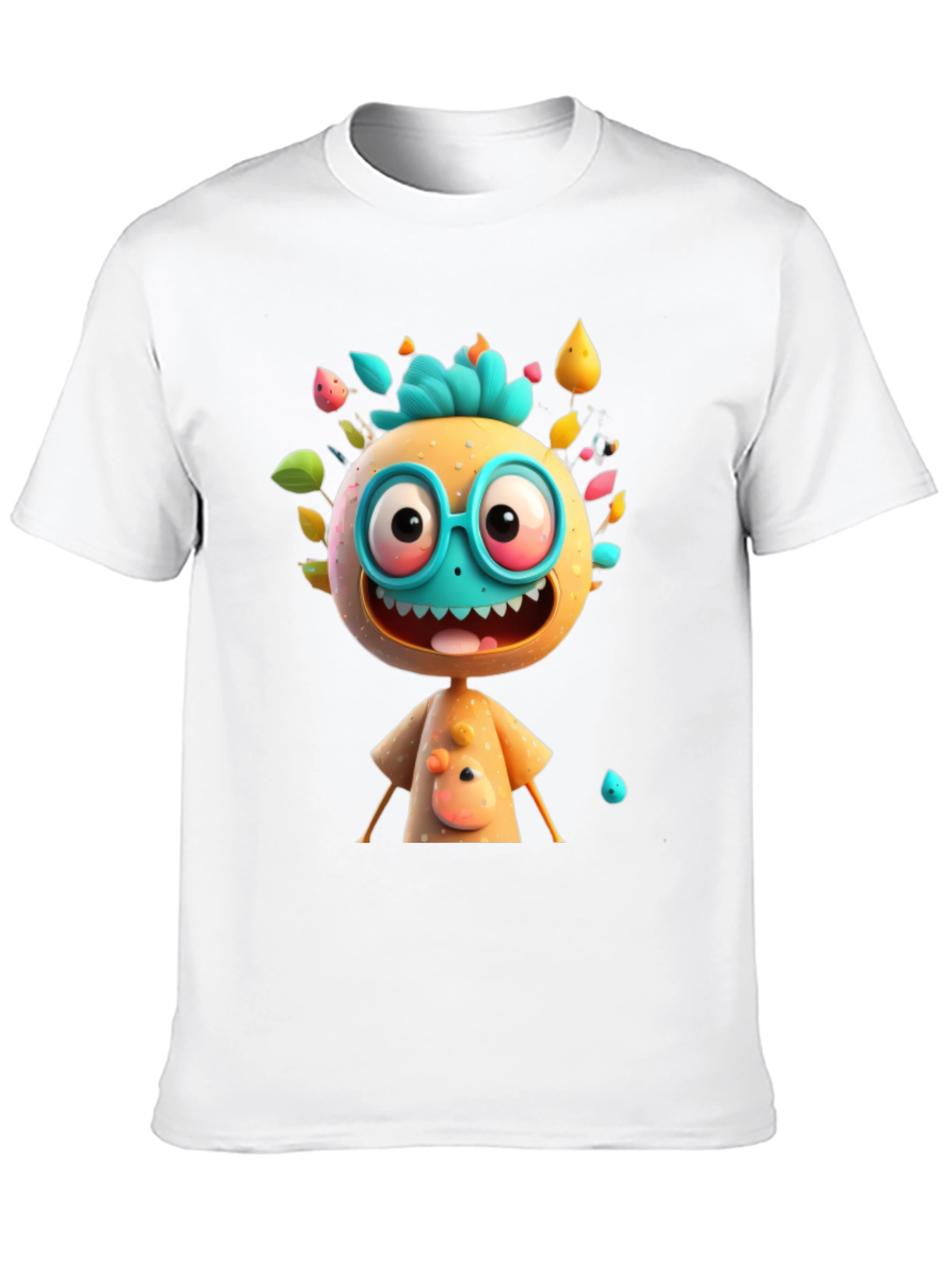 Cartoon Character Graphic T-Shirt