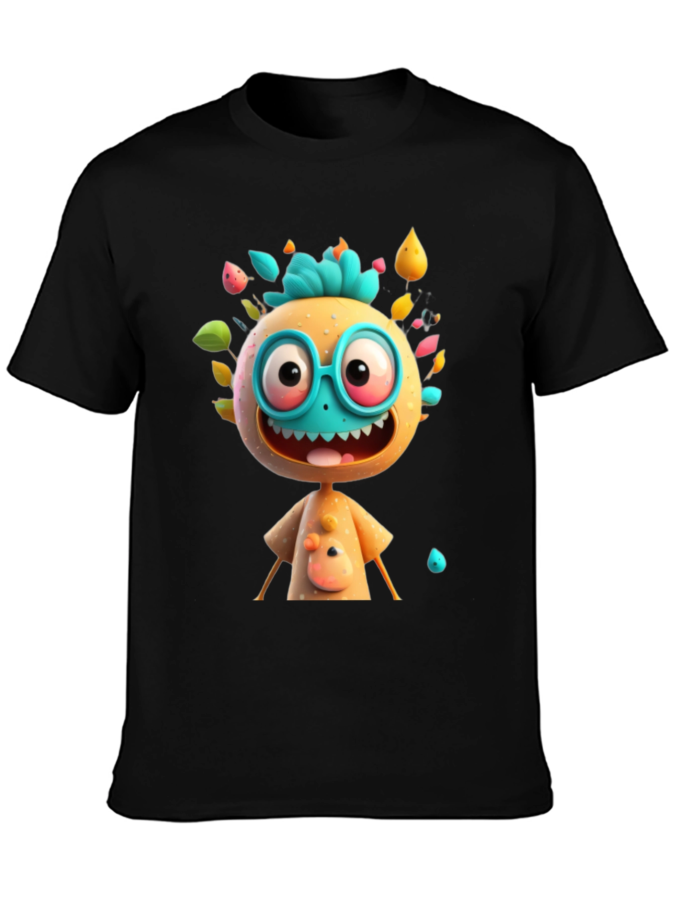 Cartoon Character Graphic T-Shirt