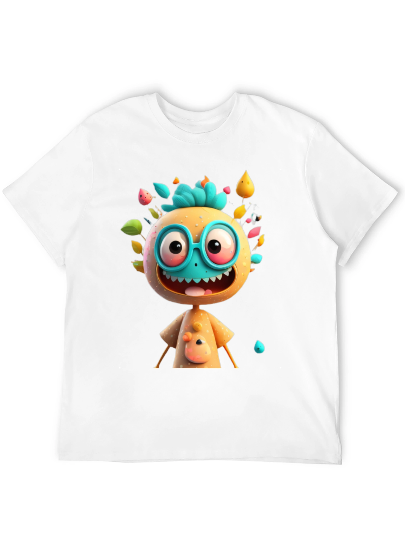 Cartoon Character Graphic T-Shirt