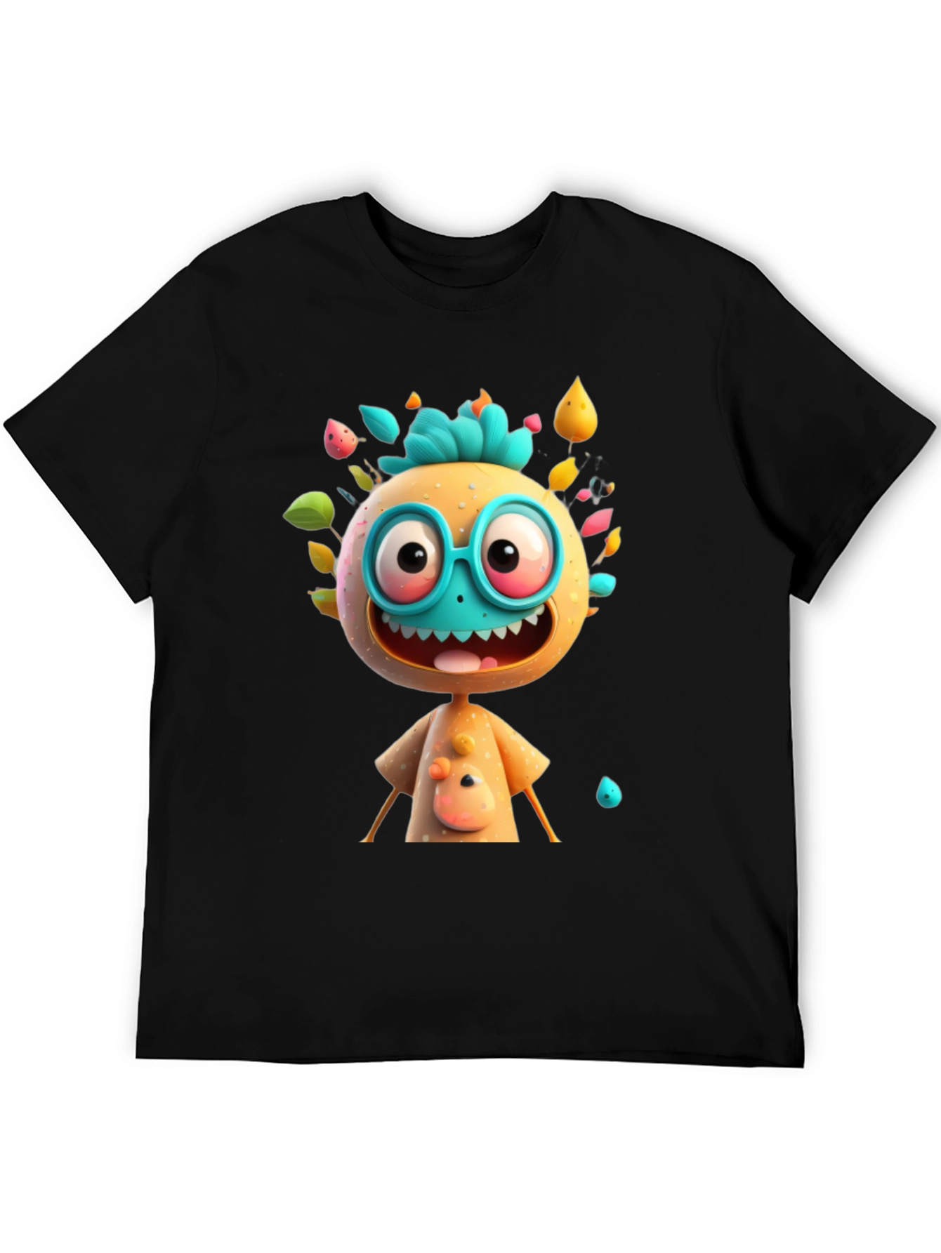 Cartoon Character Graphic T-Shirt