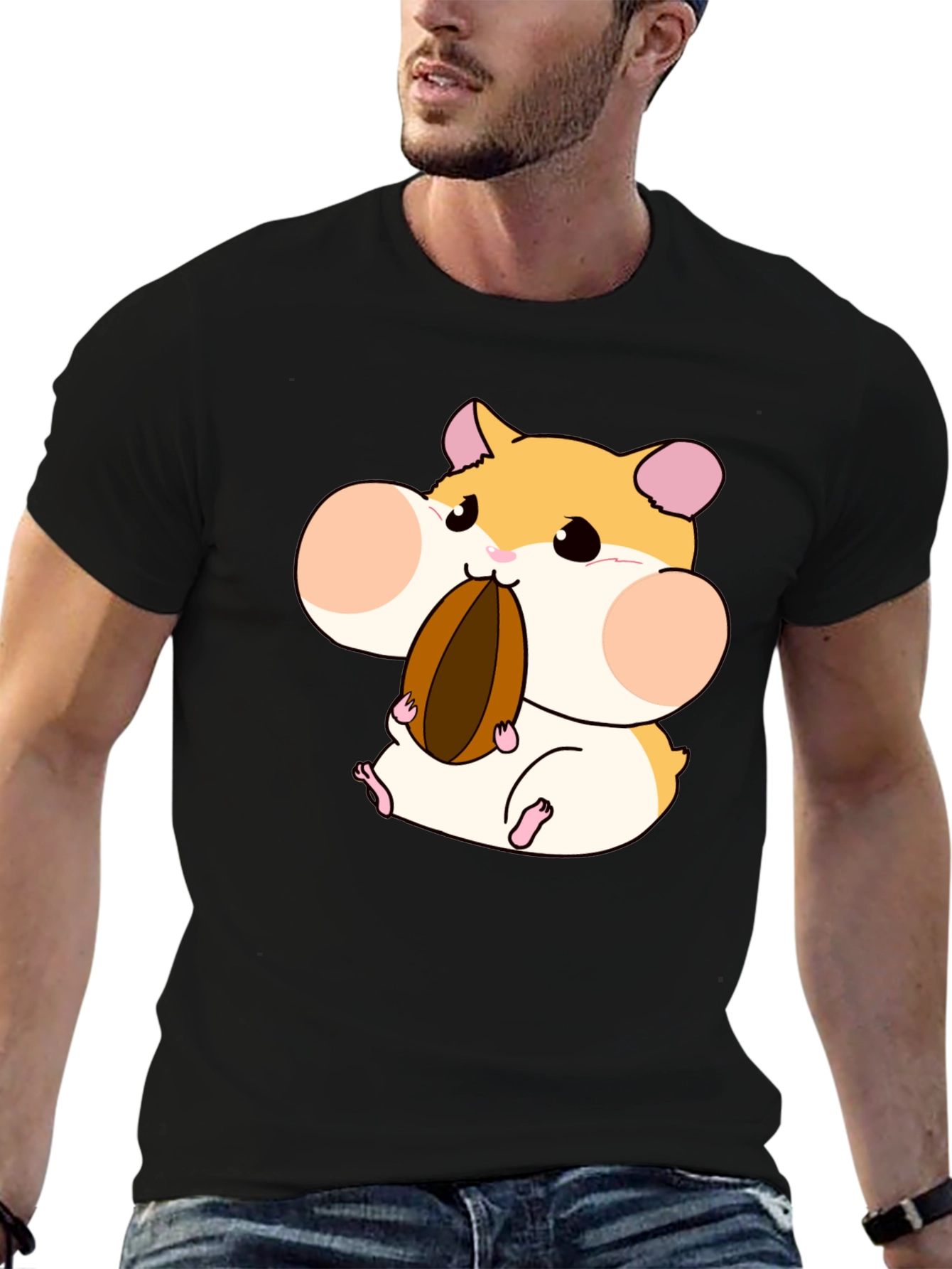 Hamster Lover T-Shirt - Cartoon Hamster Graphic Tee