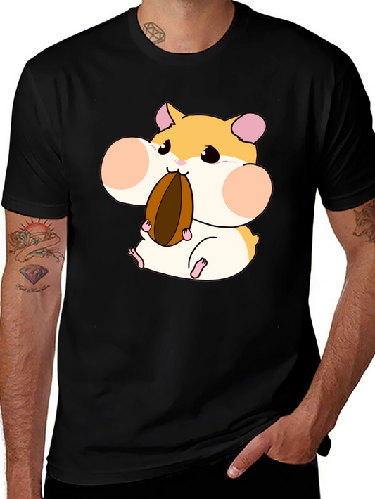 Hamster Lover T-Shirt - Cartoon Hamster Graphic Tee