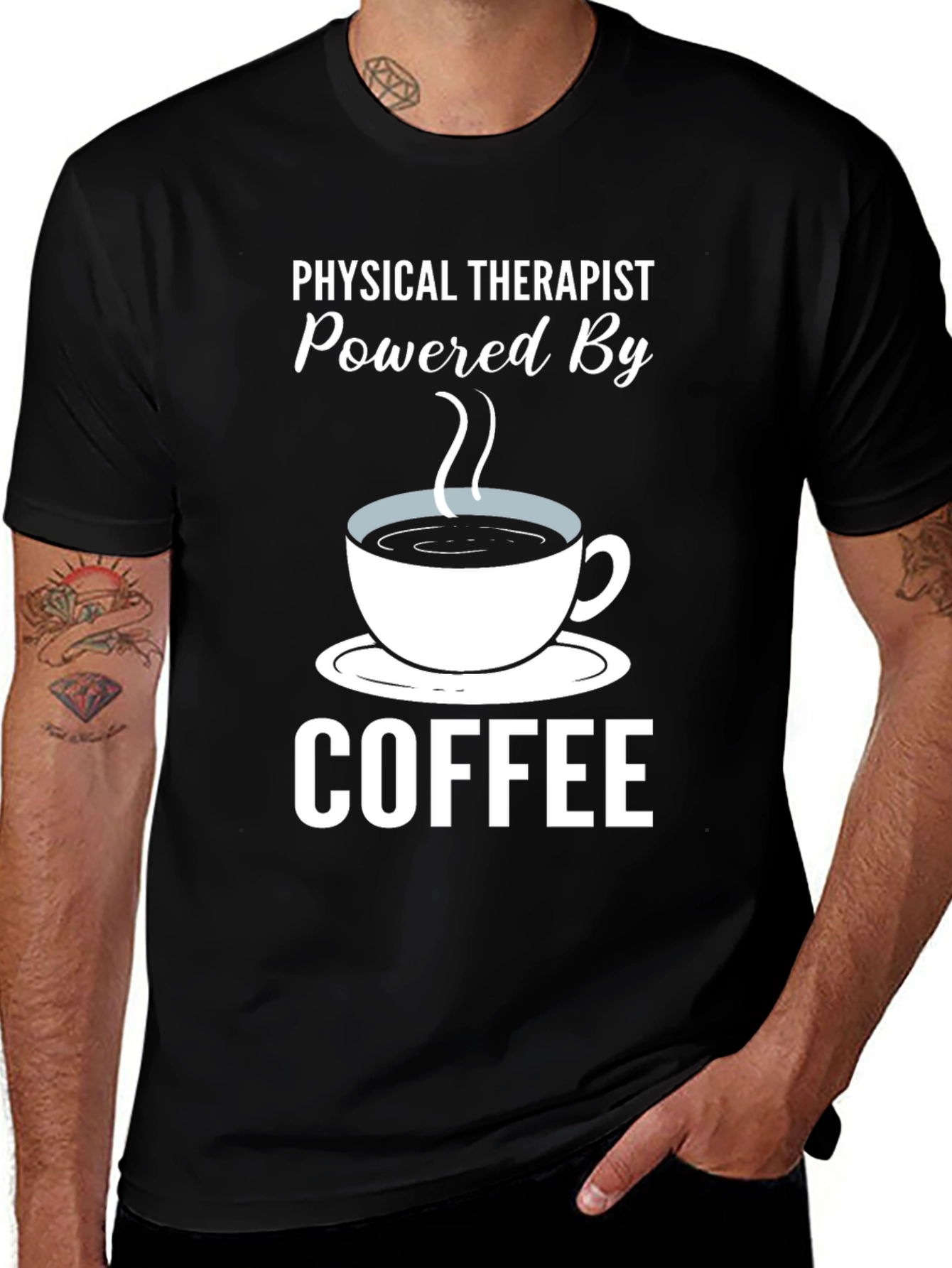 Physical Therapist Powered By Coffee T-Shirt