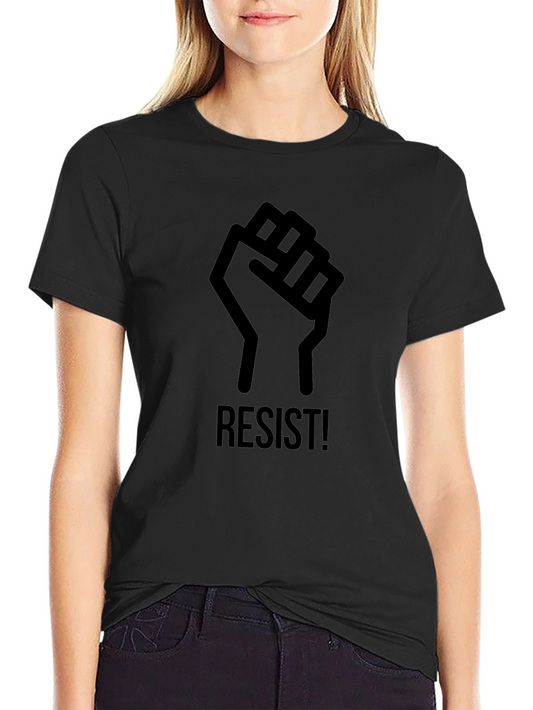 Resist Fist Graphic Tee - Black Activism Shirt