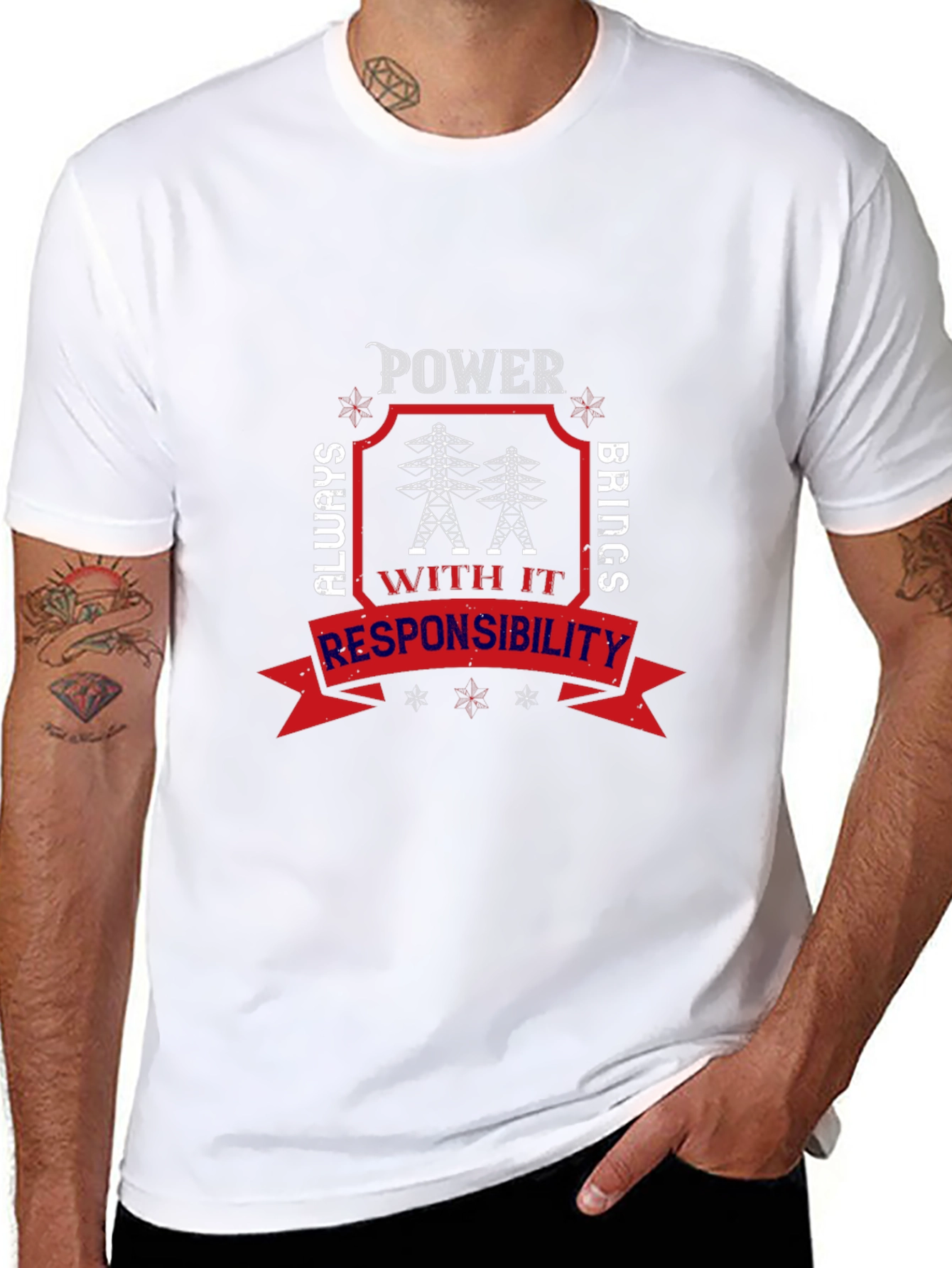 Power & Responsibility Graphic Tee