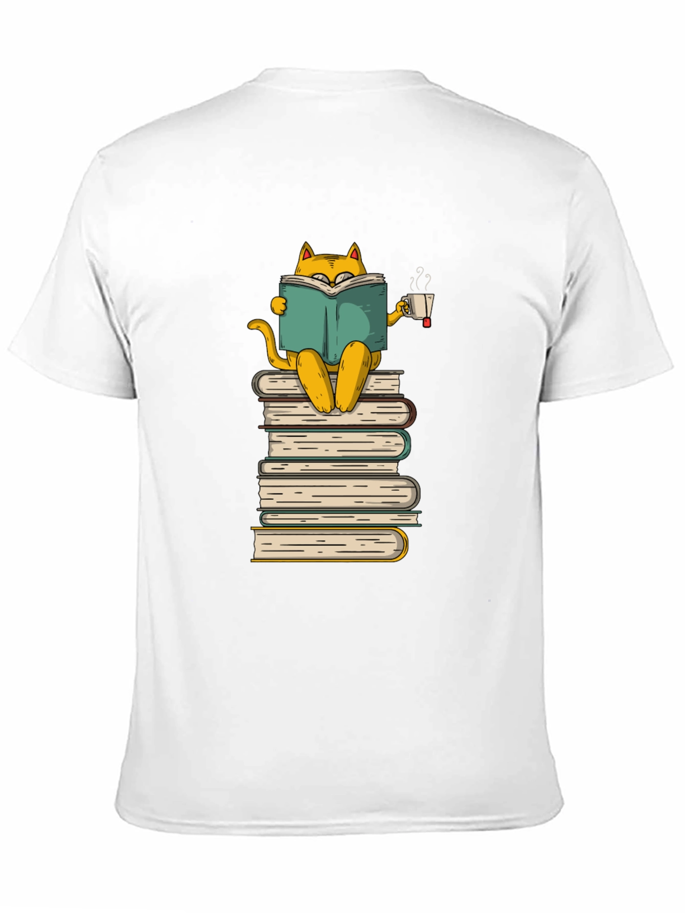 Bookish Cat T-Shirt: Cozy Reader