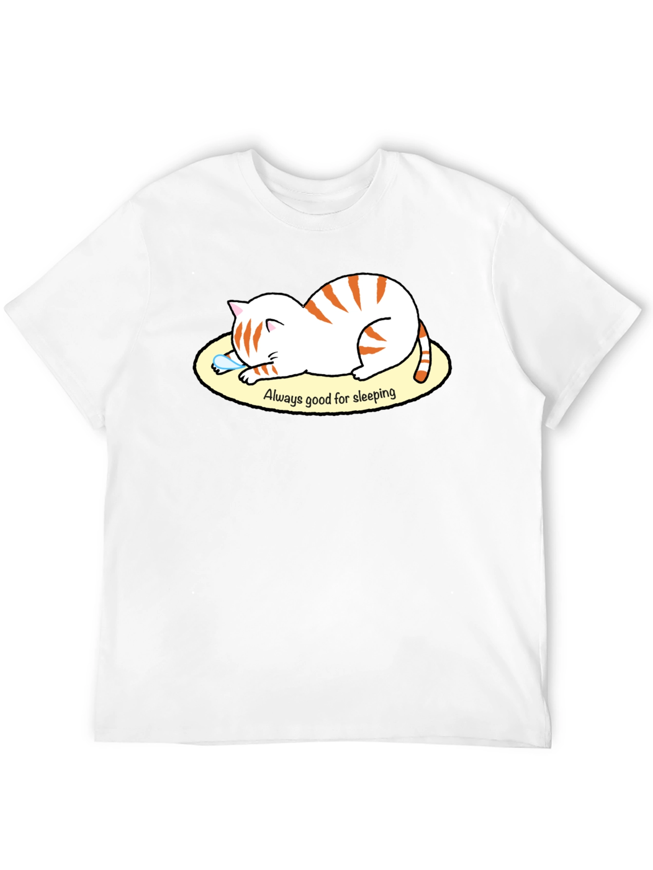 Always Good for Sleeping Cat Graphic T-Shirt