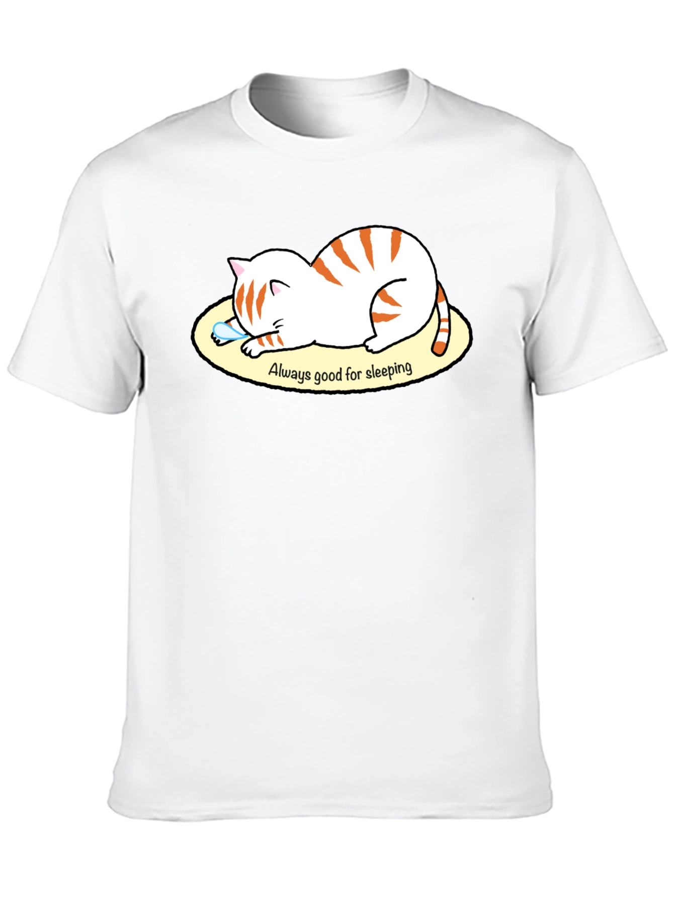 Always Good for Sleeping Cat Graphic T-Shirt