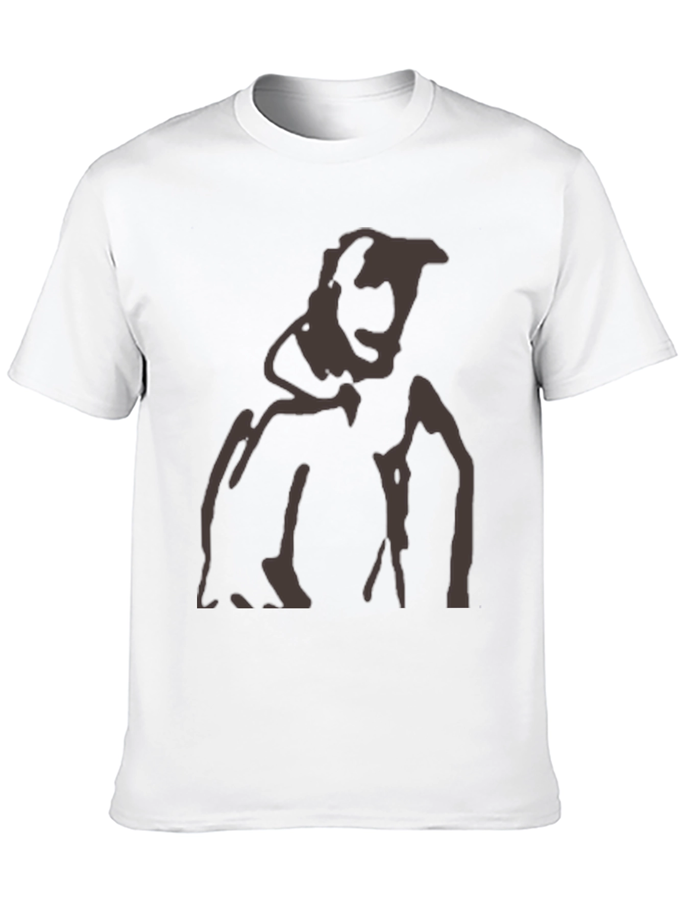 Abstract Silhouette Graphic Tee
