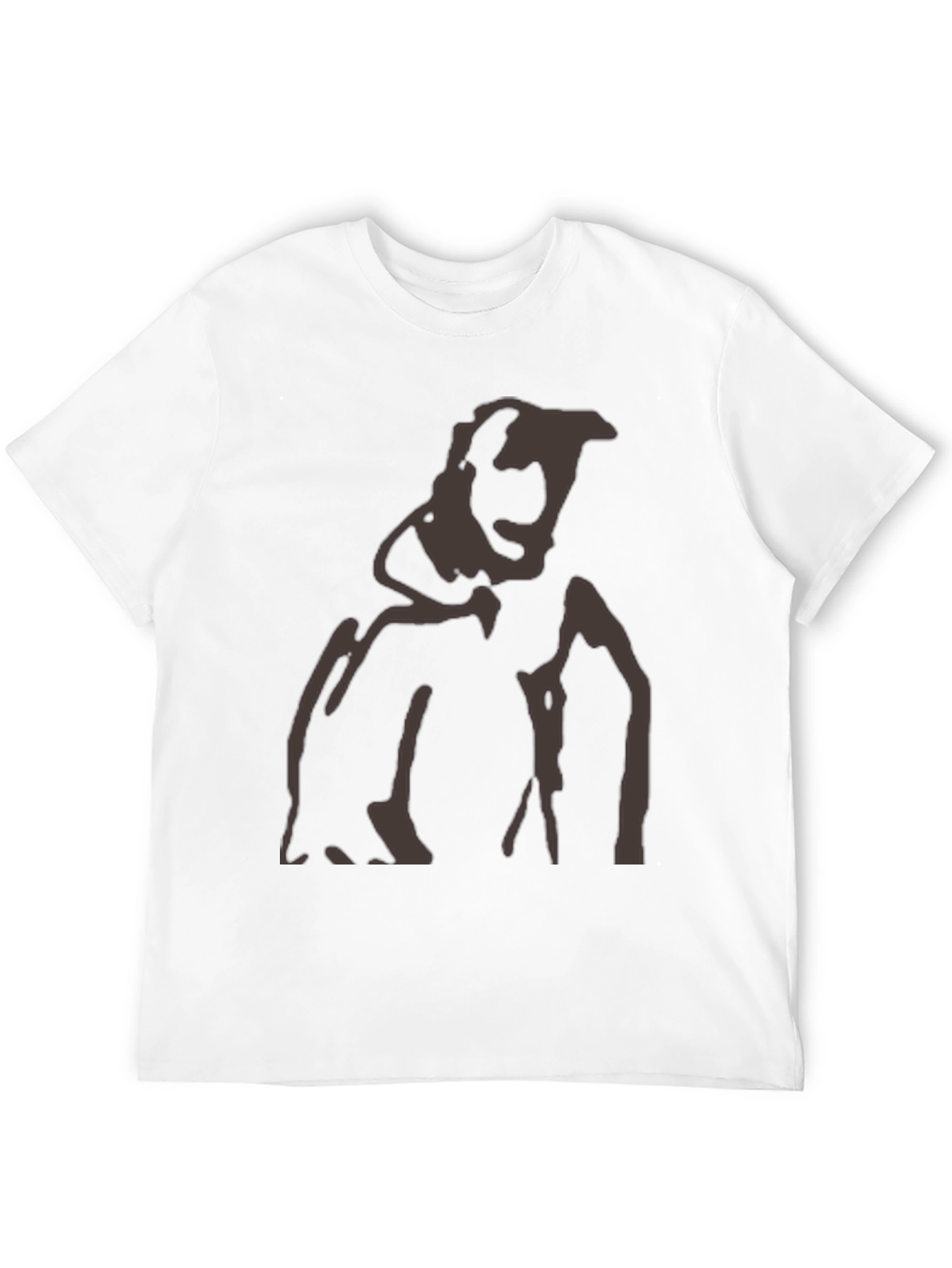 Abstract Silhouette Graphic Tee