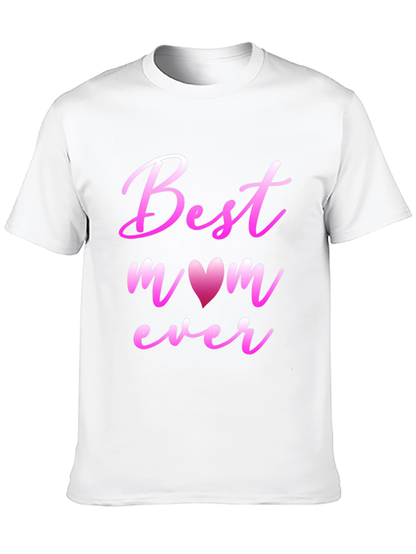 Best Mom Ever Black Graphic T-Shirt