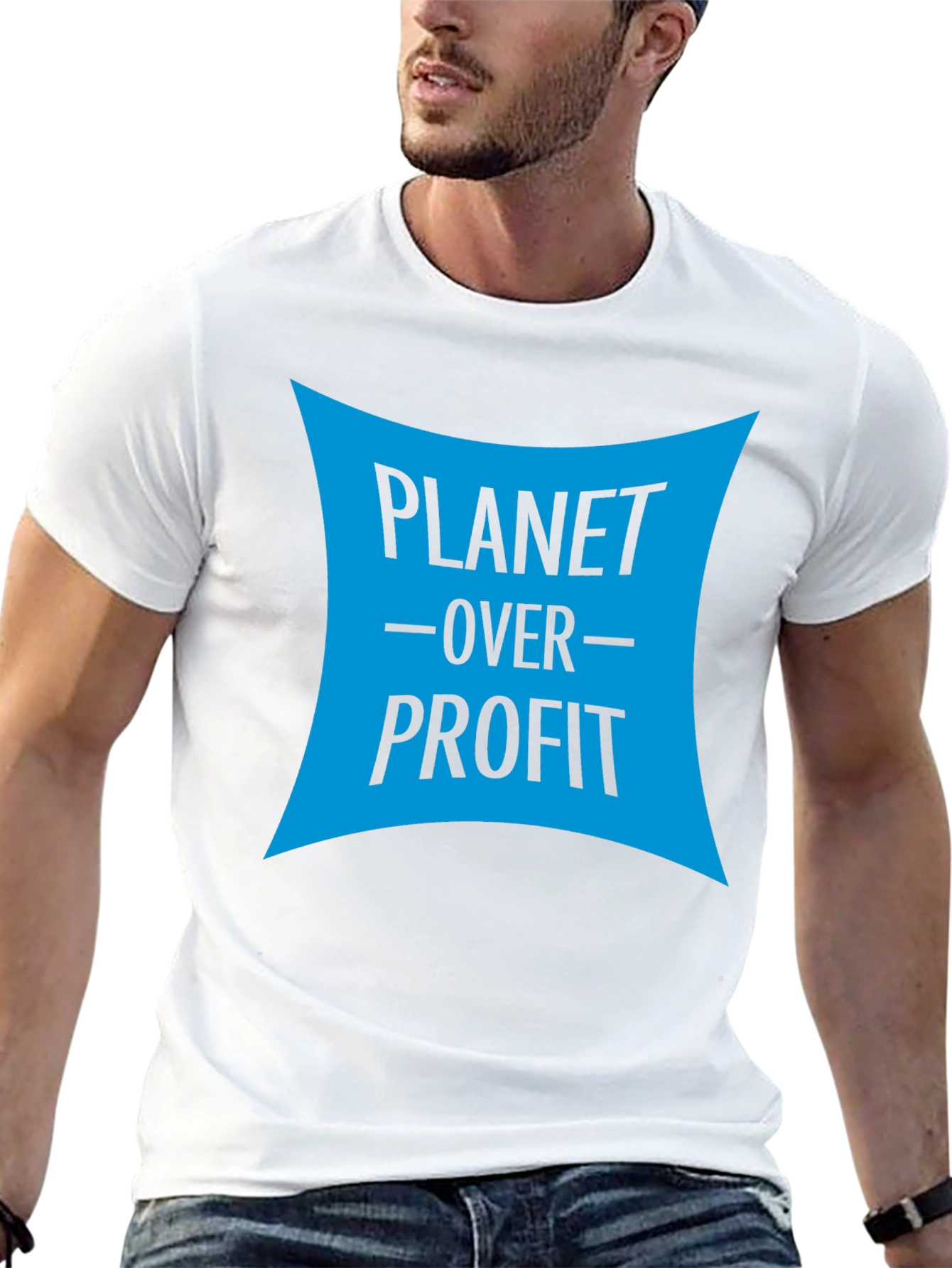 Planet Over Profit Graphic T-Shirt