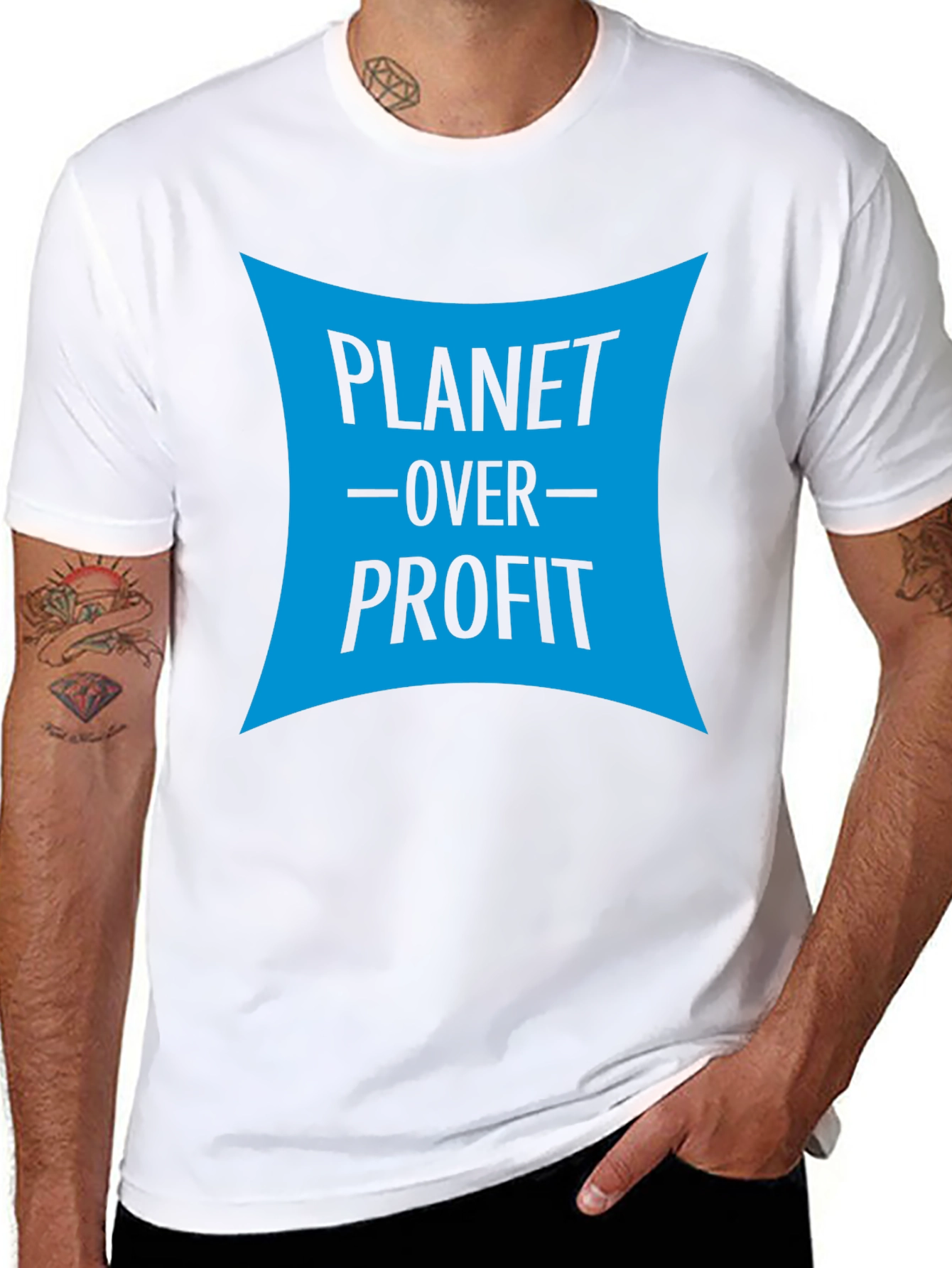 Planet Over Profit Graphic T-Shirt