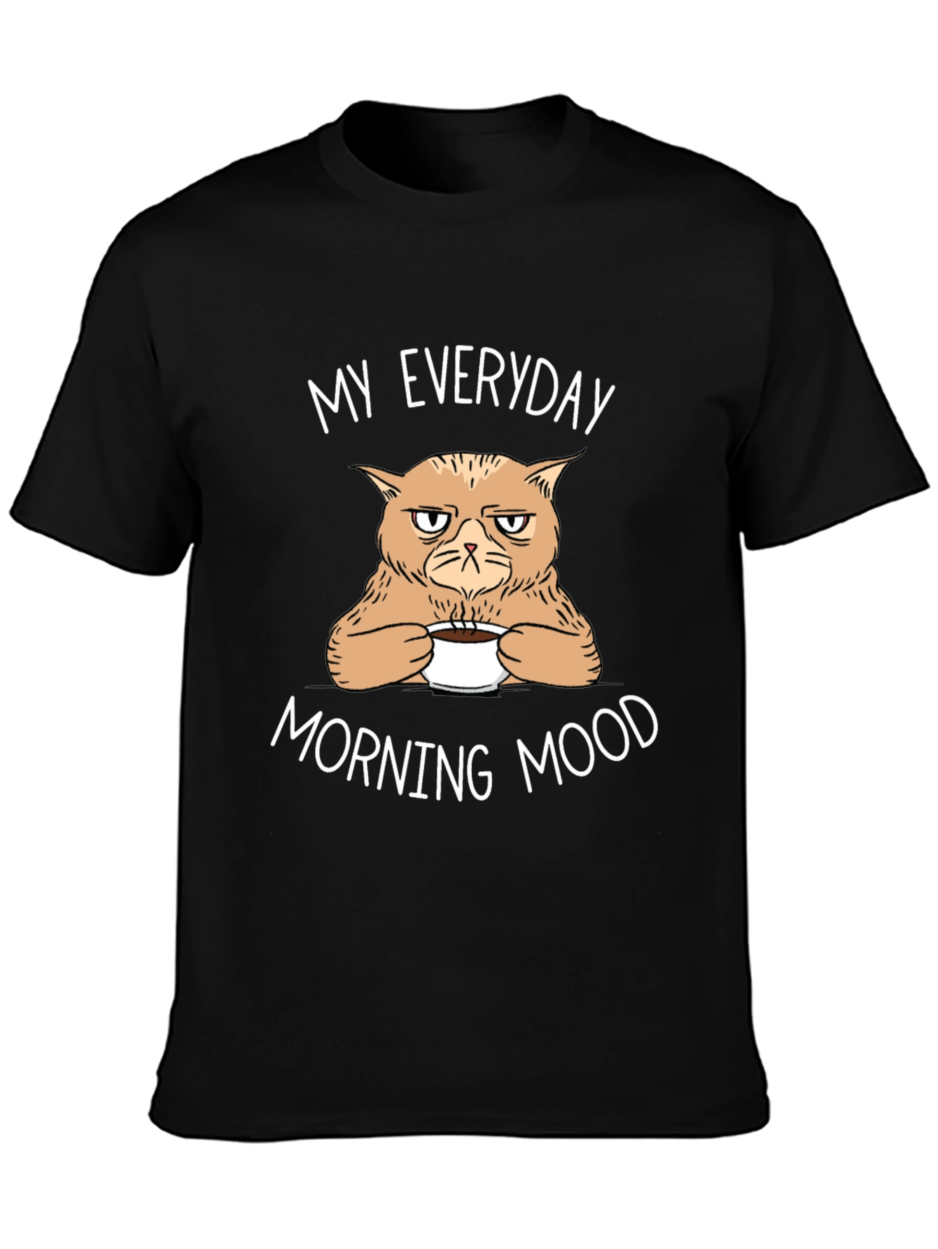 Grumpy Cat Morning Mood Tee