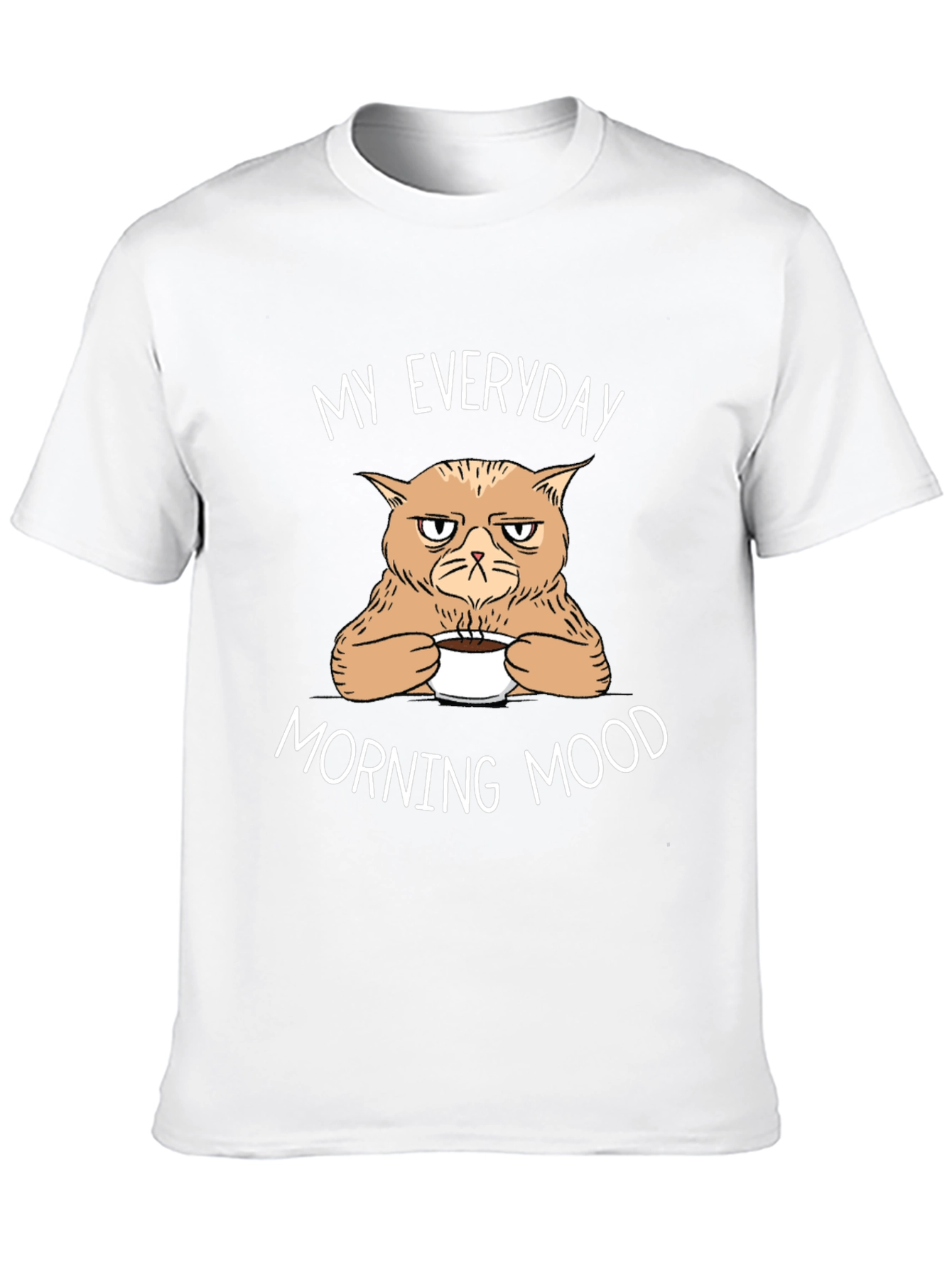 Grumpy Cat Morning Mood Tee