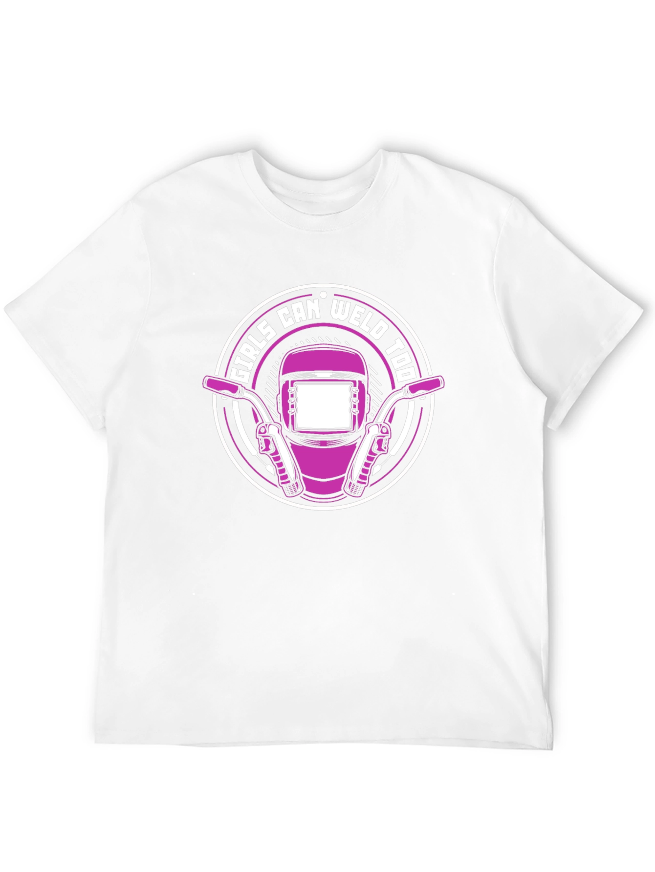 Girls Can Weld Too Black T-Shirt