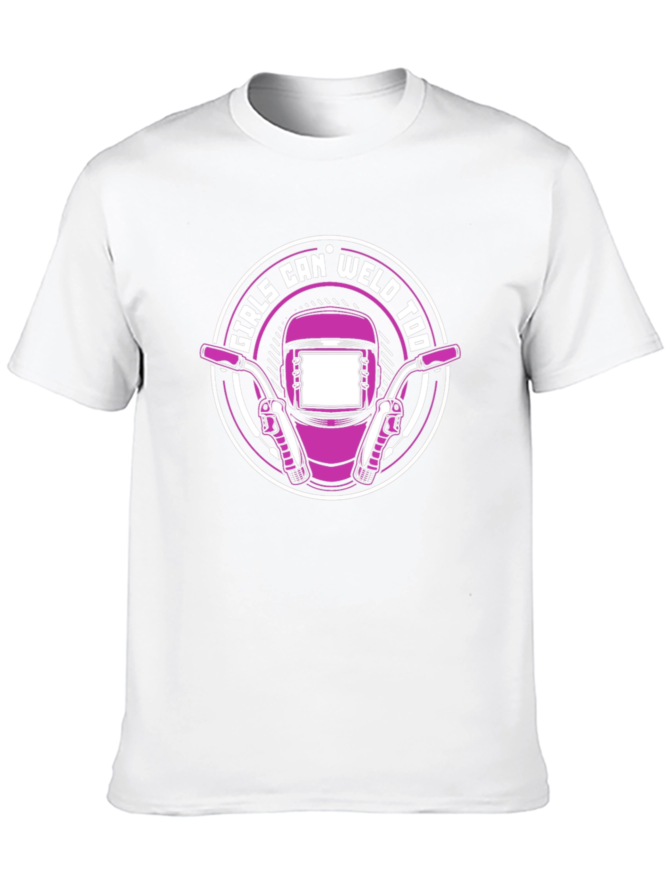 Girls Can Weld Too Black T-Shirt