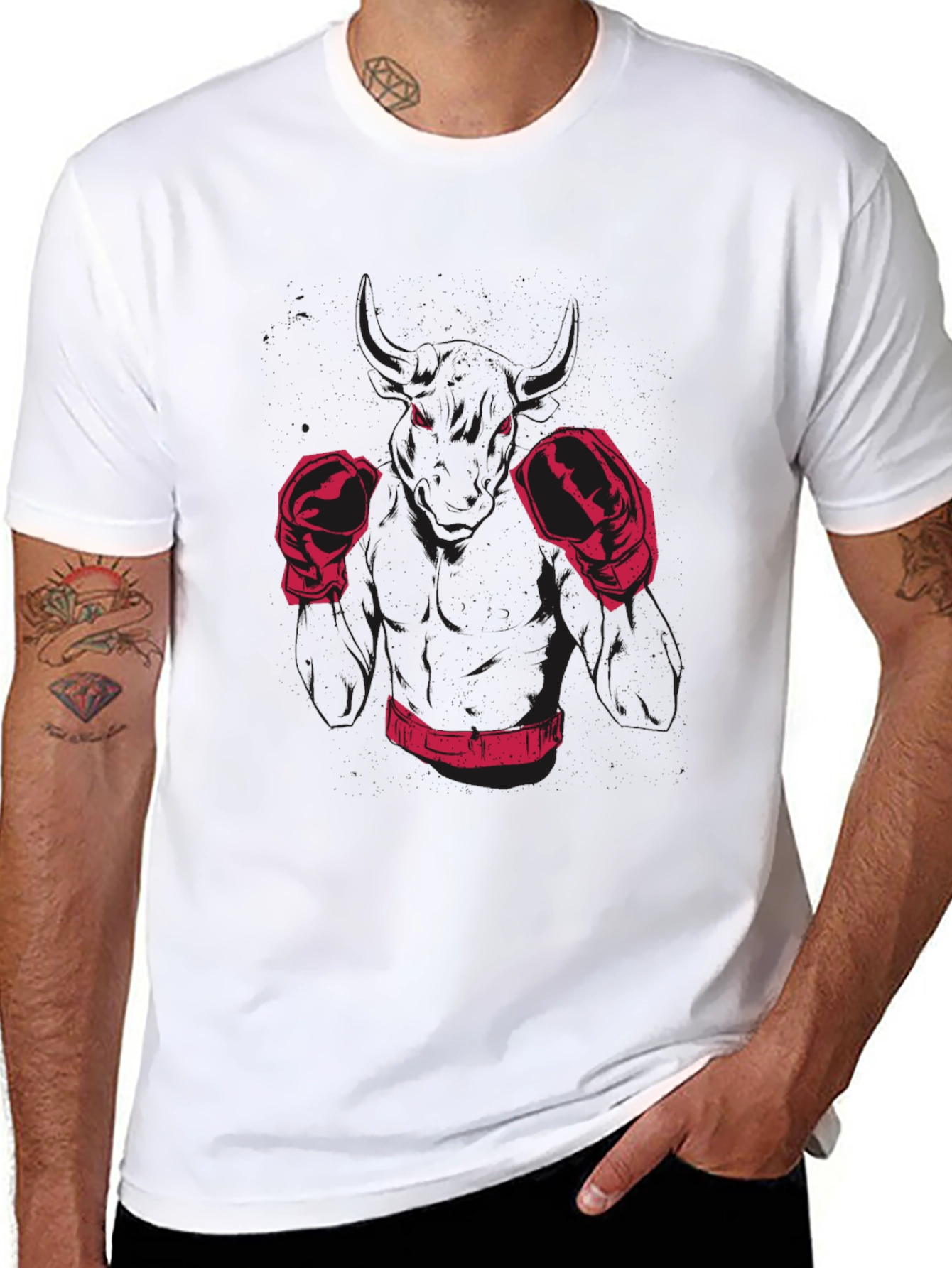Black Bull Boxer Graphic Tee