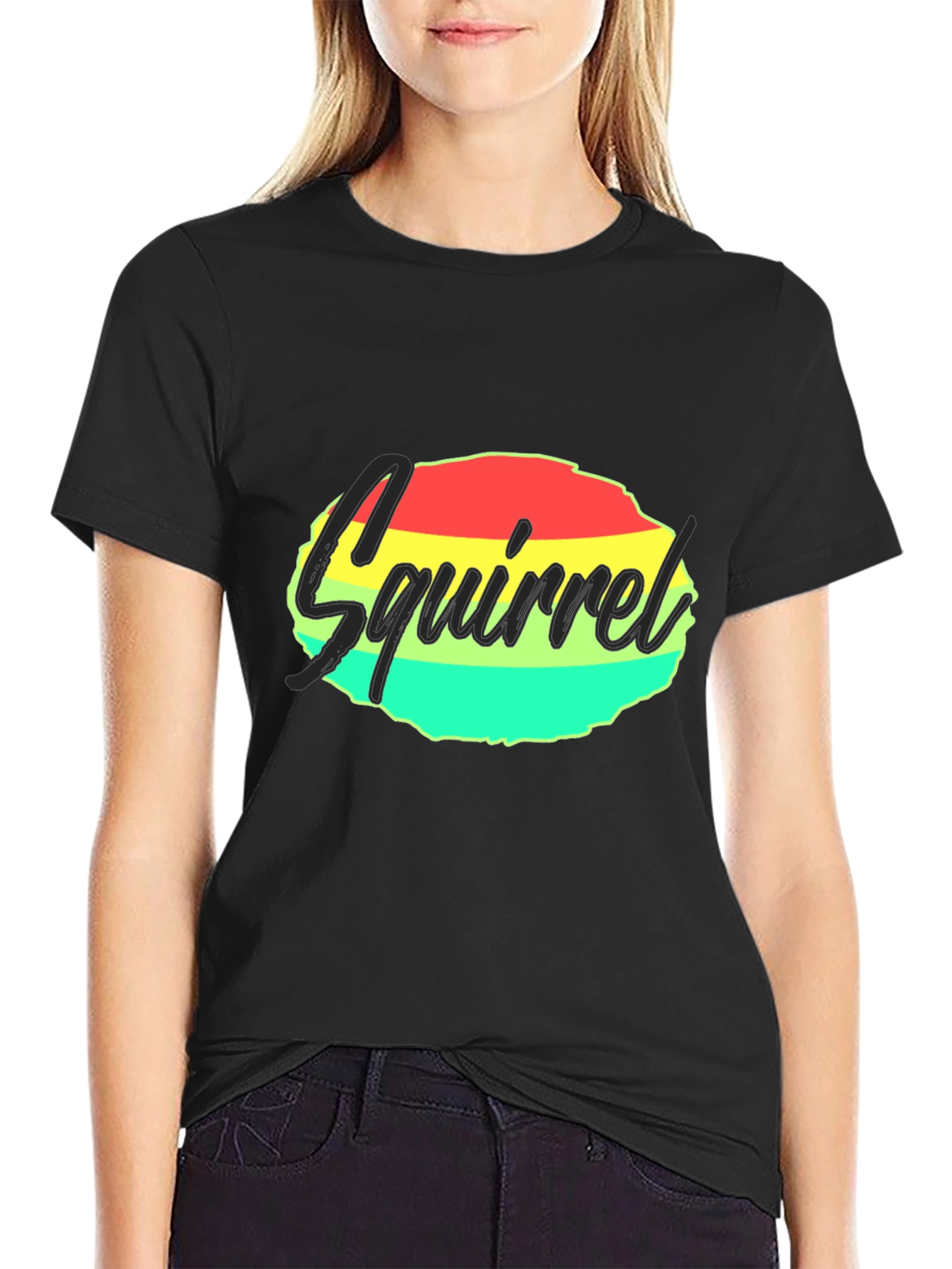 Squirrel T-Shirt - Funky Rasta Design