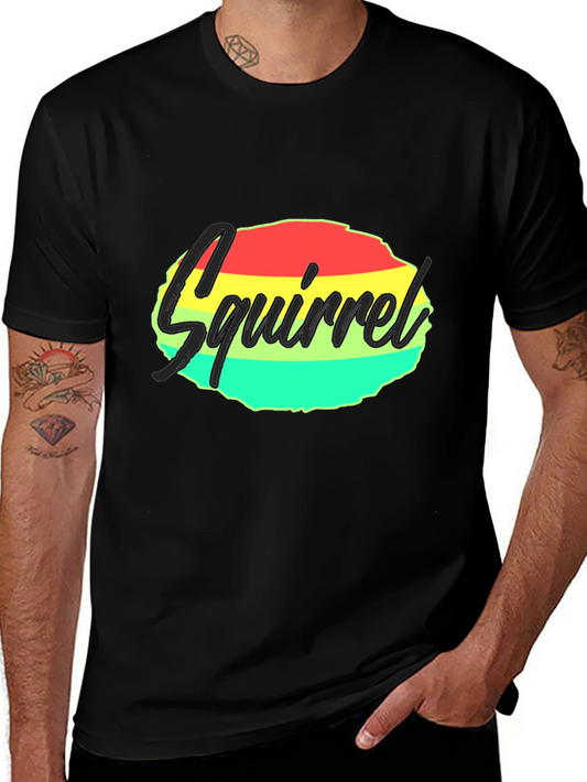 Squirrel T-Shirt - Funky Rasta Design