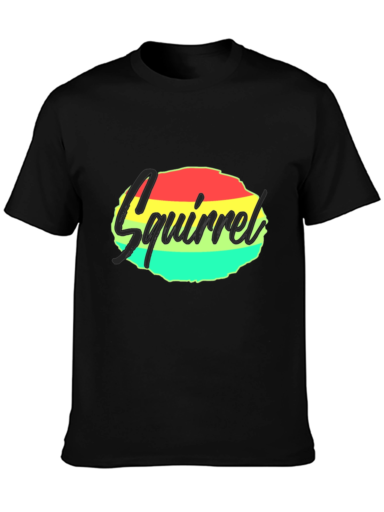 Squirrel T-Shirt - Funky Rasta Design