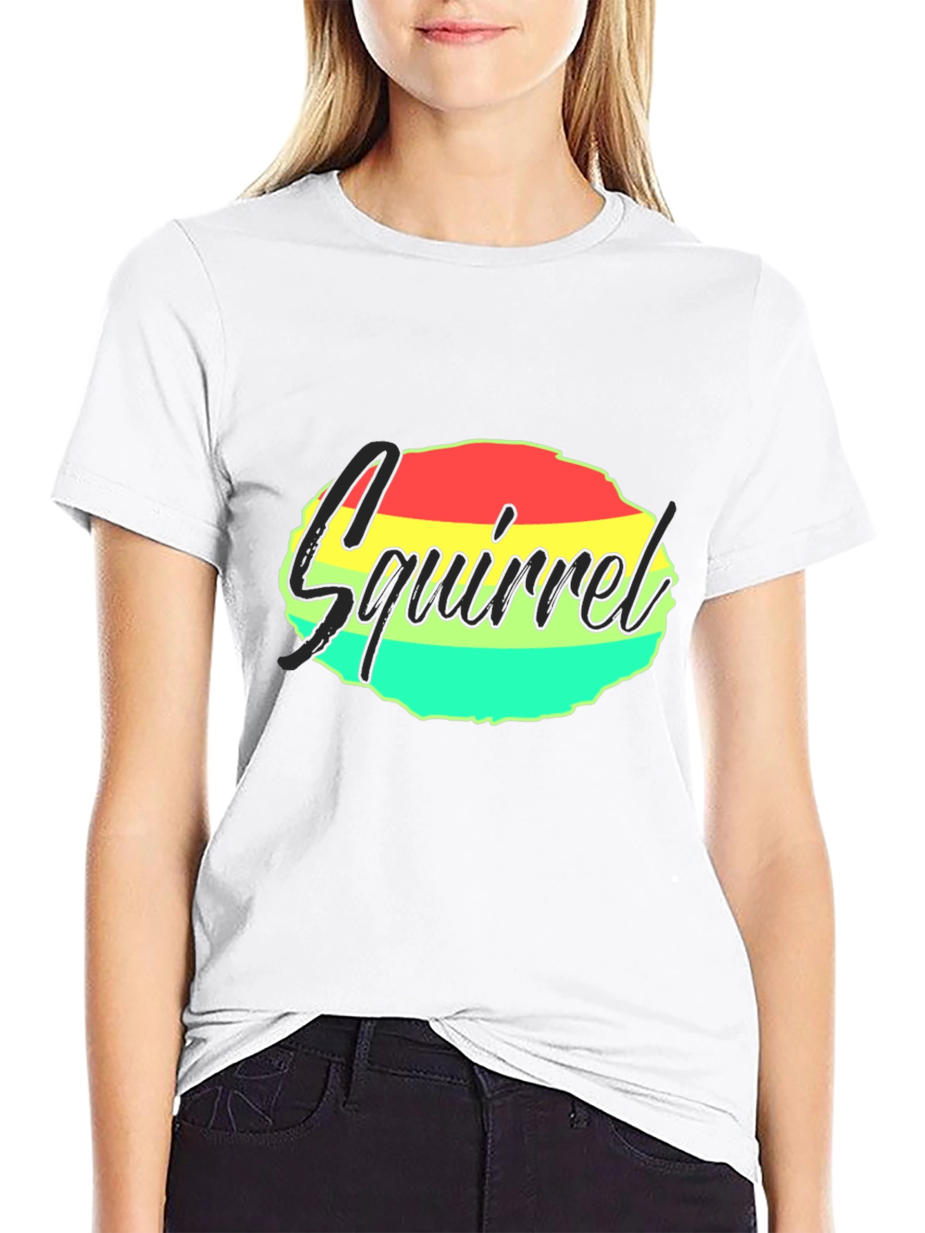 Squirrel T-Shirt - Funky Rasta Design