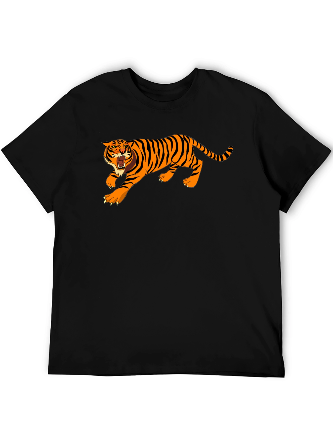 Tiger Graphic T-Shirt - Black