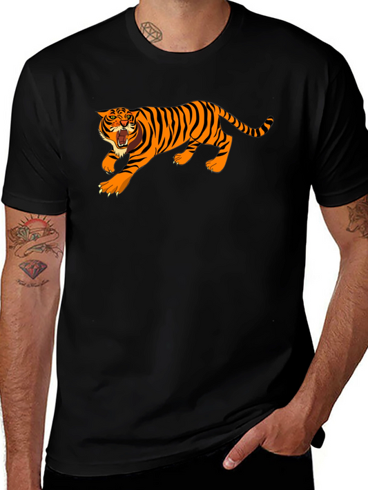 Tiger Graphic T-Shirt - Black