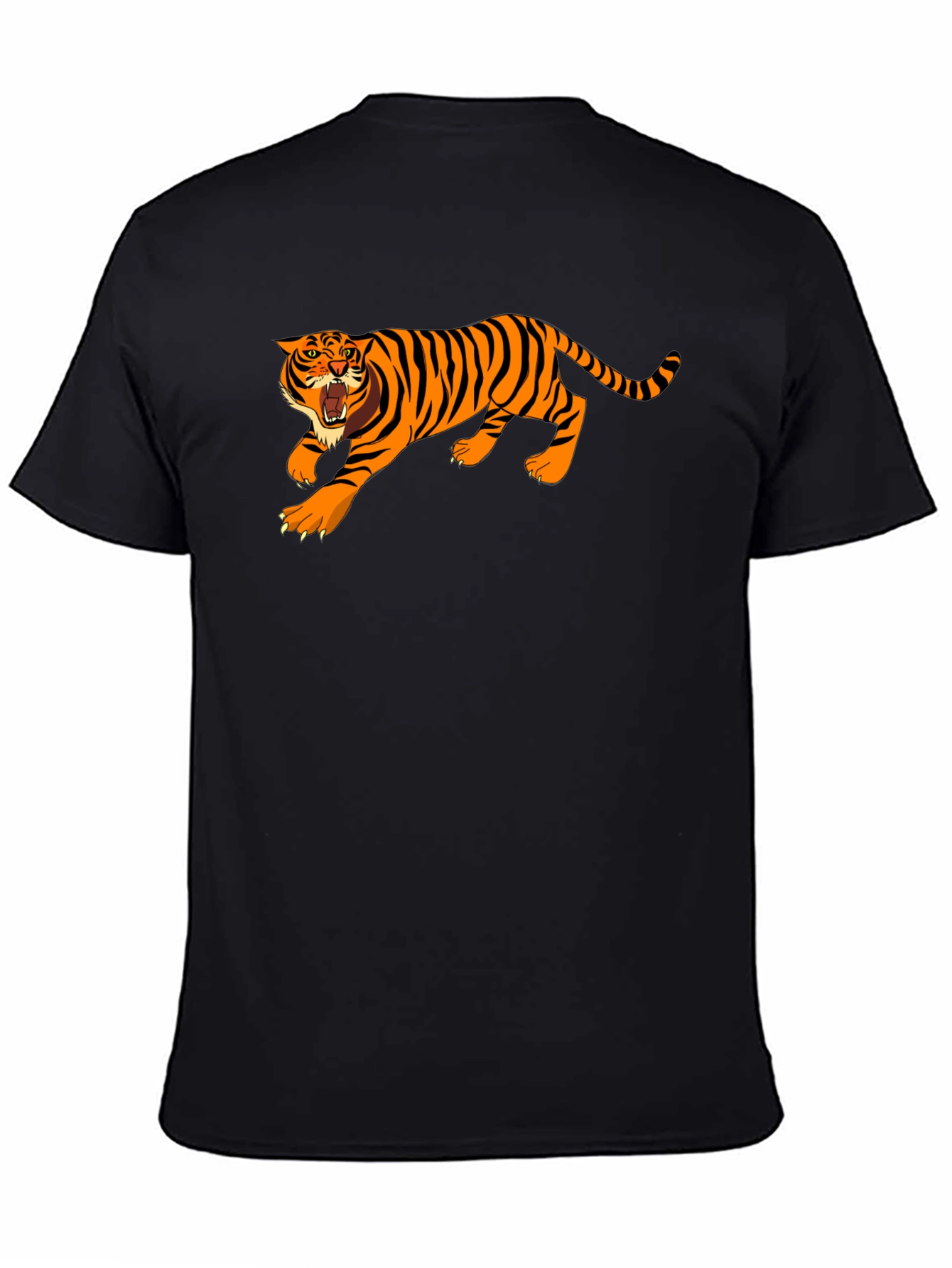 Tiger Graphic T-Shirt - Black