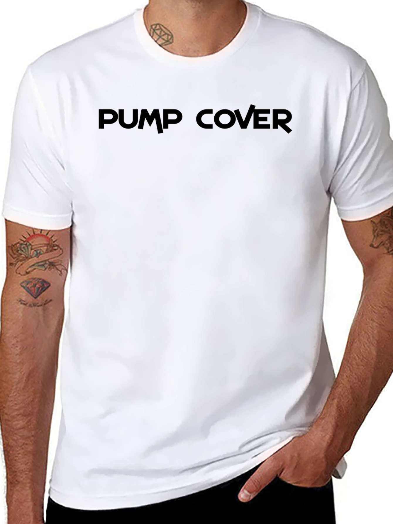 Pump Cover Black T-Shirt