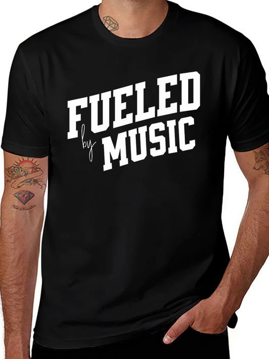 Fueled by Music Black Graphic Tee