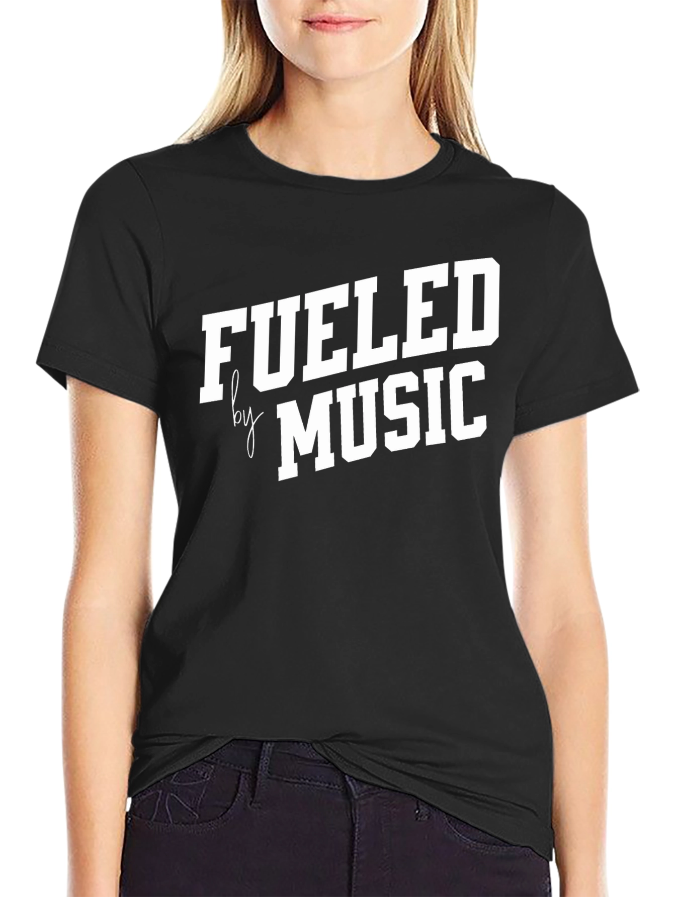 Fueled by Music Black Graphic Tee