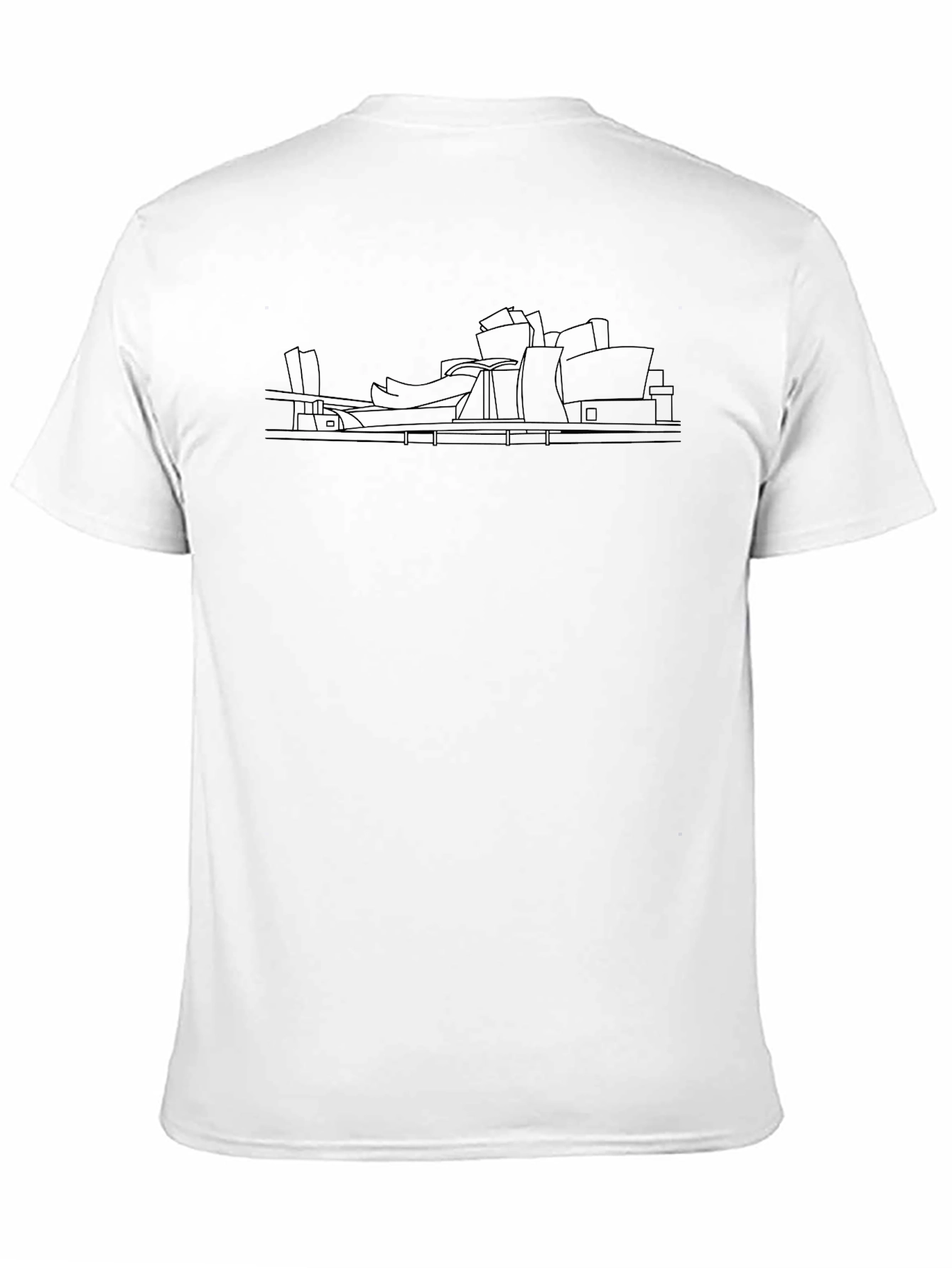 Black Guggenheim Bilbao Graphic Tee