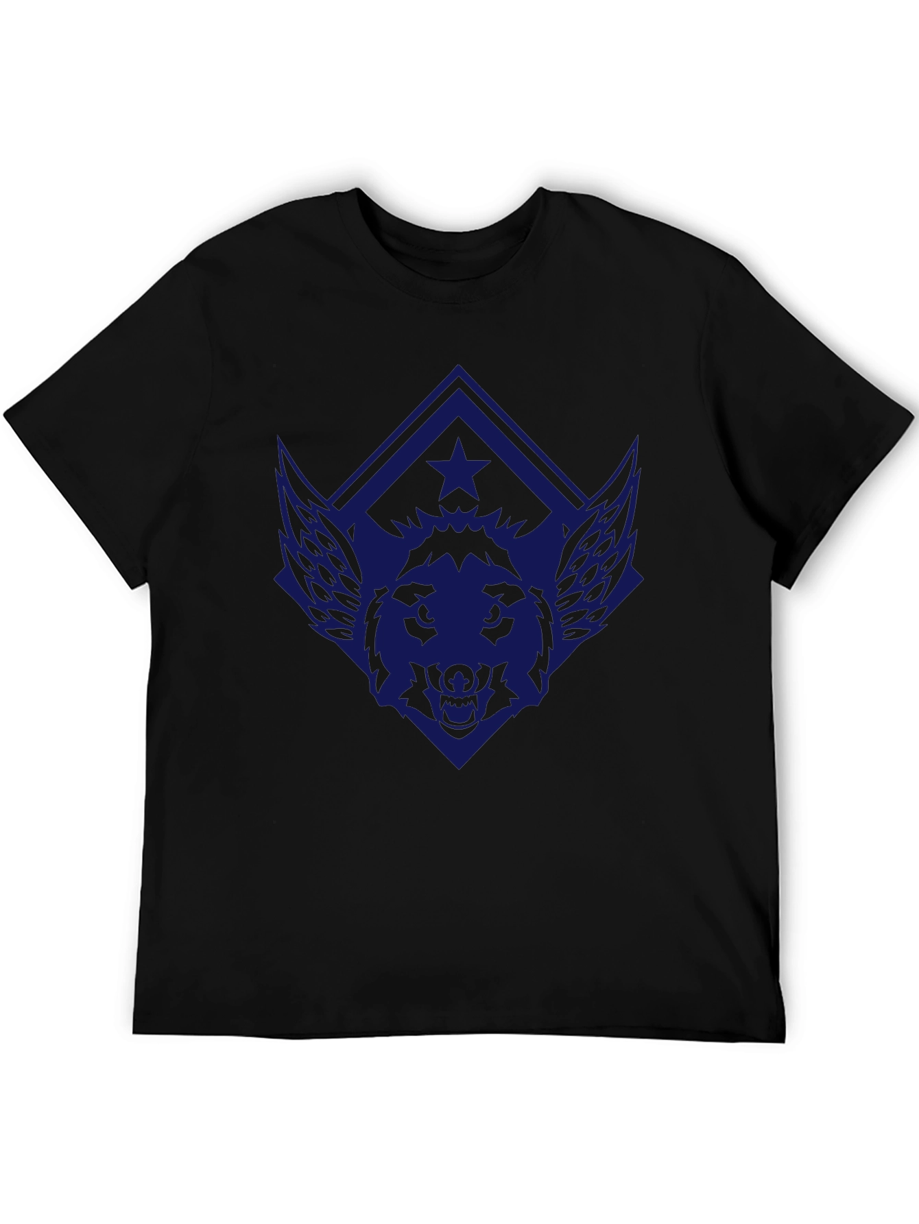 Mens Graphic Tee - Wolf Design