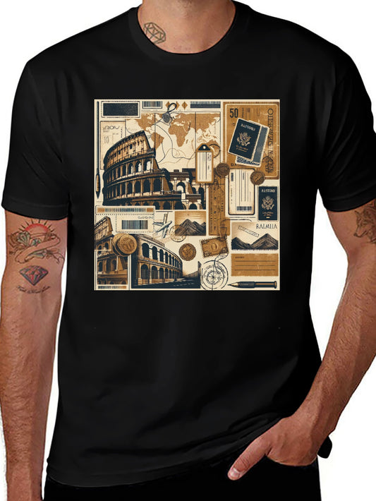 Vintage Travel Collage Tee