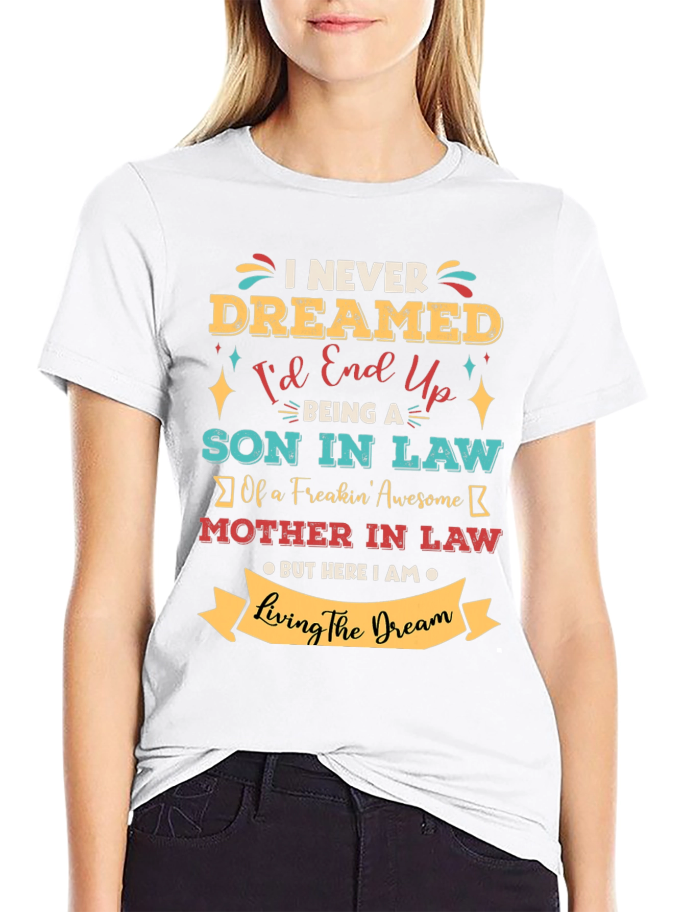 Funny Son-in-Law Mother-in-Law Graphic T-Shirt